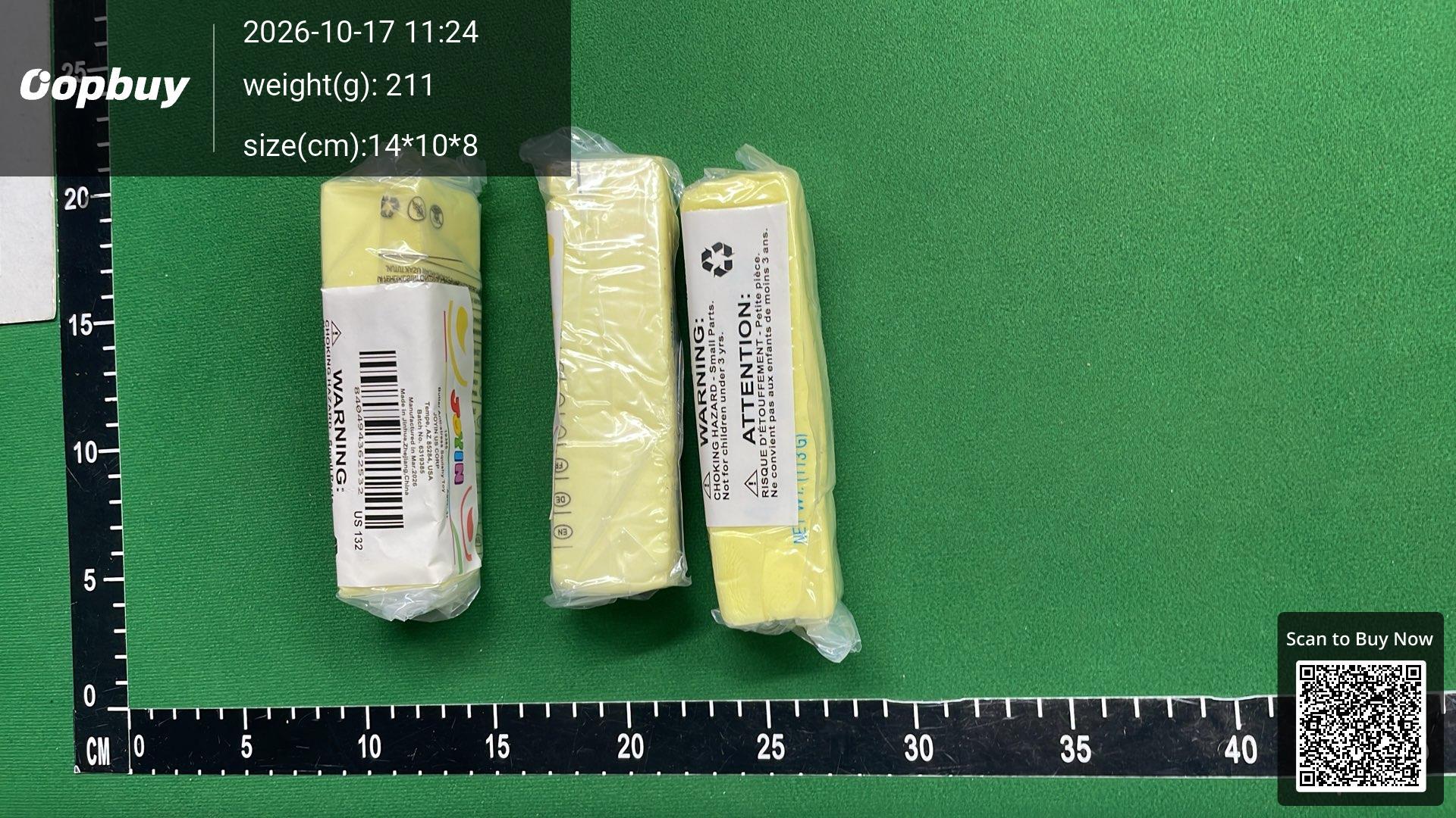 Foto QC 3 de Unbranded Salted Butter Stick PU Slow Rebound Squishy Toy