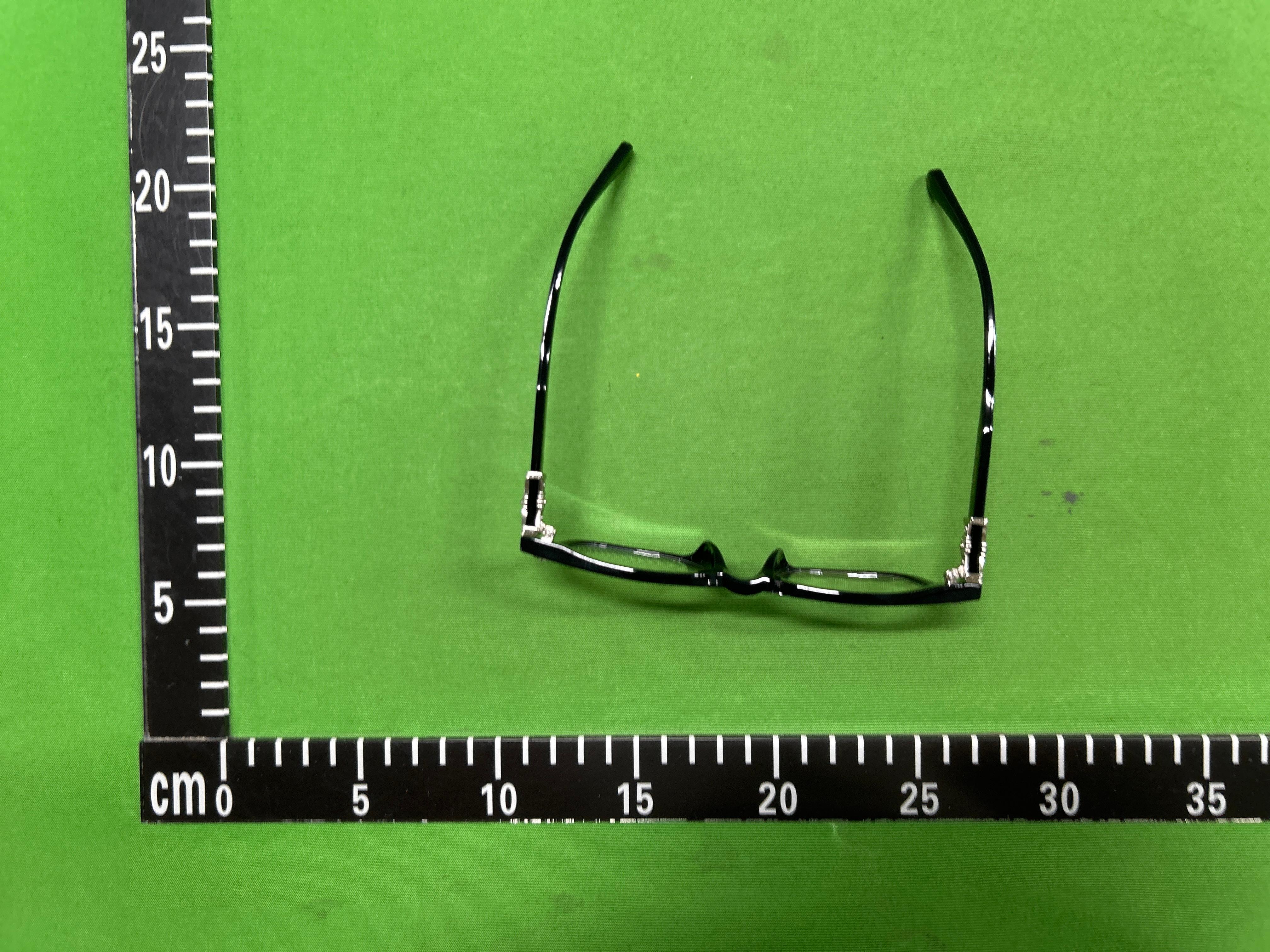 Foto QC 8 de Chrome Hearts Square-Frame Acetate Eyeglasses Black Clear (2273)