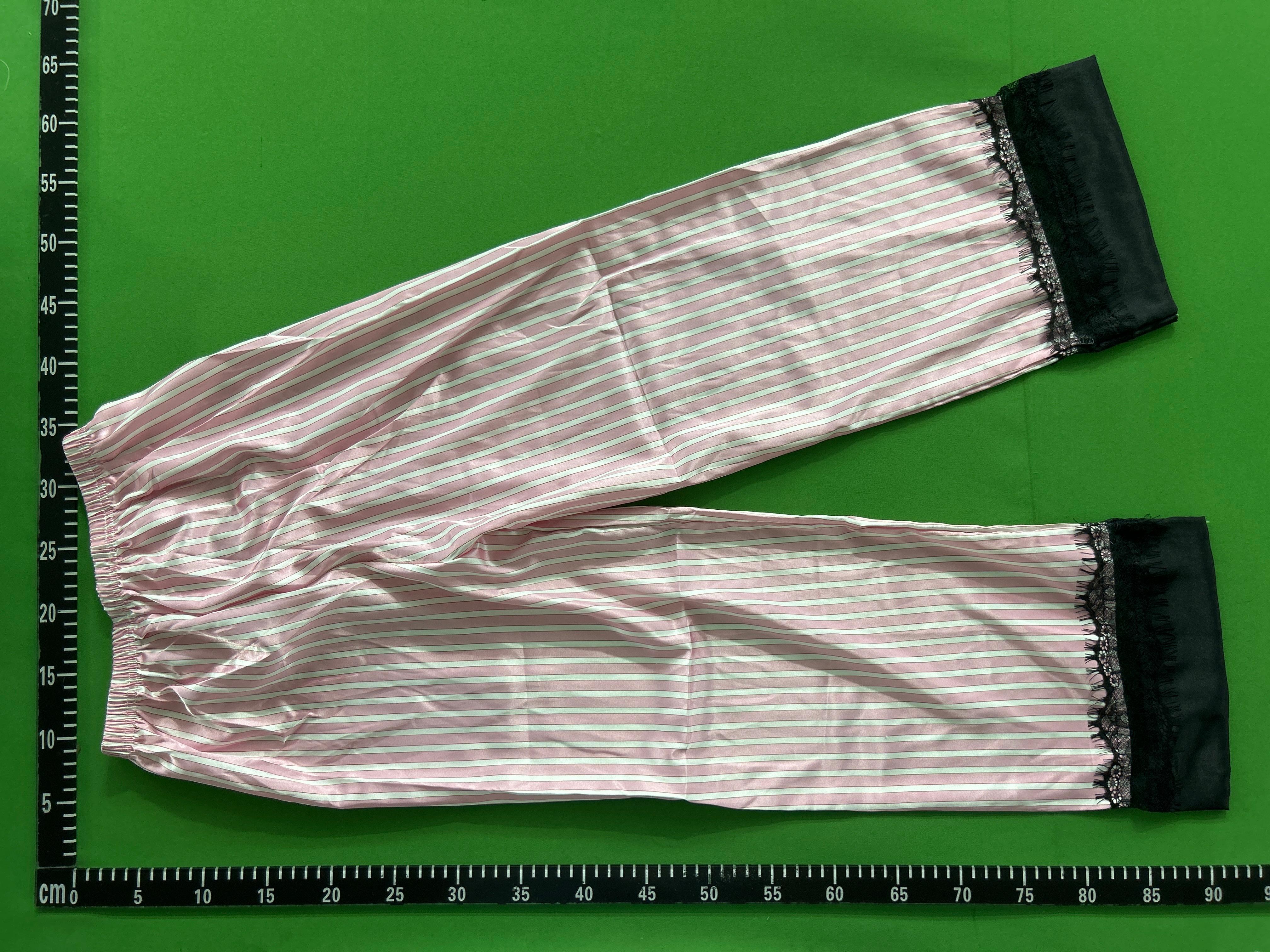 Foto QC 4 de Other Underwear Ice Silk Robe Pink Stripe