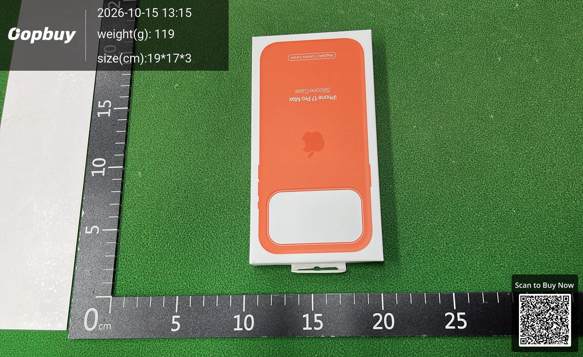 Foto QC 3 de Apple MagSafe Silicone Case for iPhone 17 Pro Max Blue