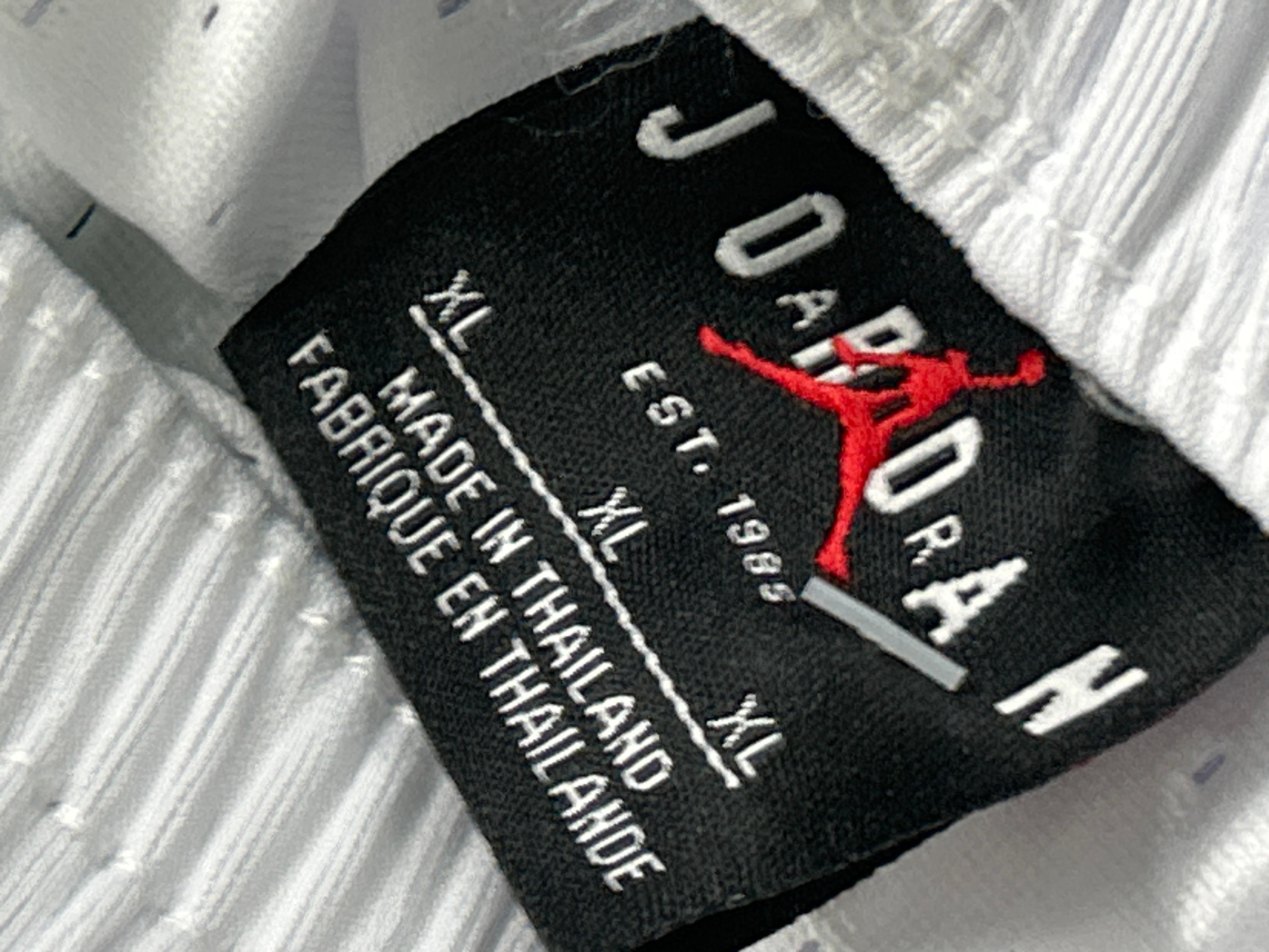 Foto QC 8 de Jordan Diamond Basketball Shorts Mesh White Black