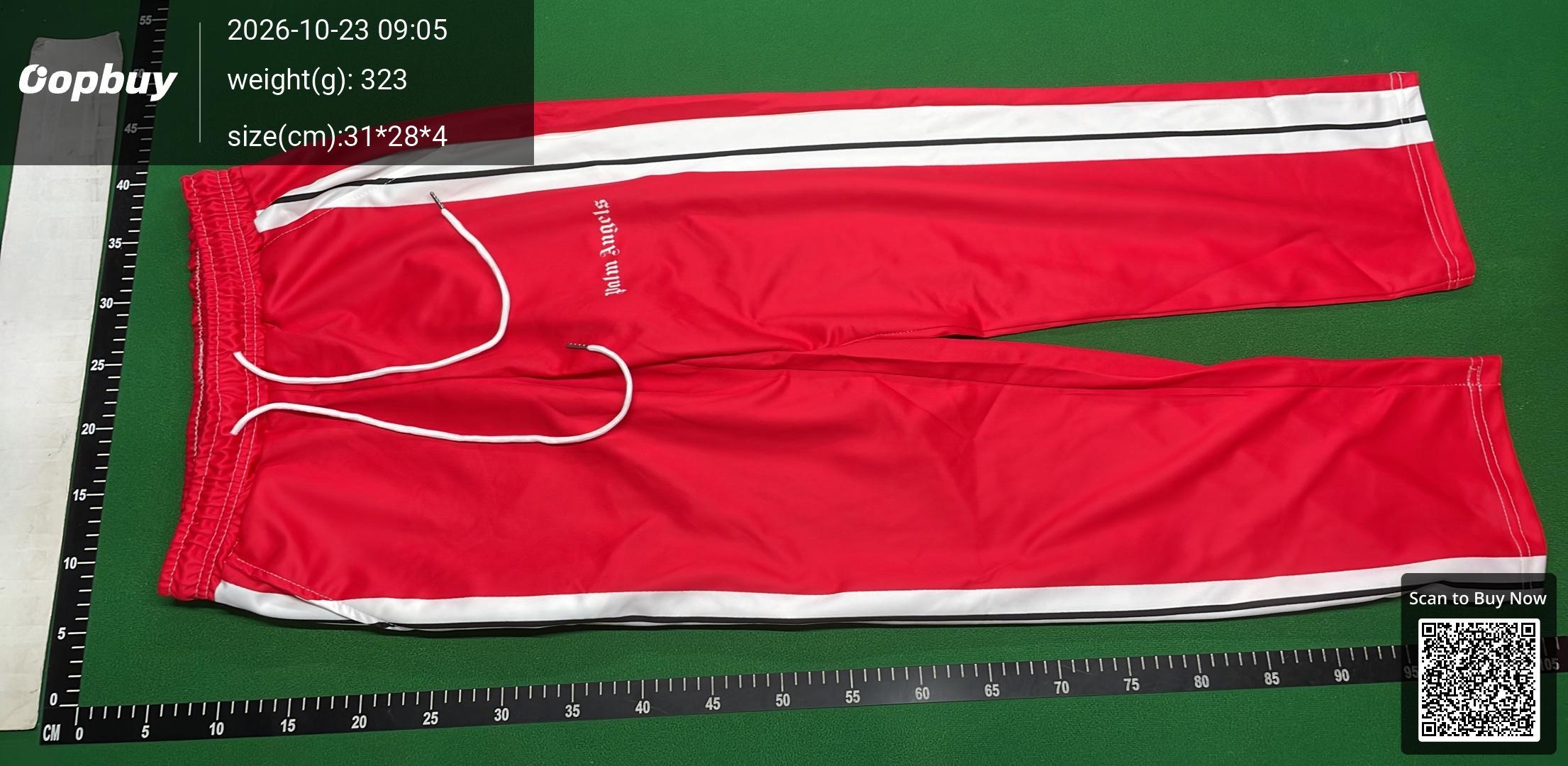 Foto QC 2 de Palm Angels Sweatpants Straight Side Stripe Black White