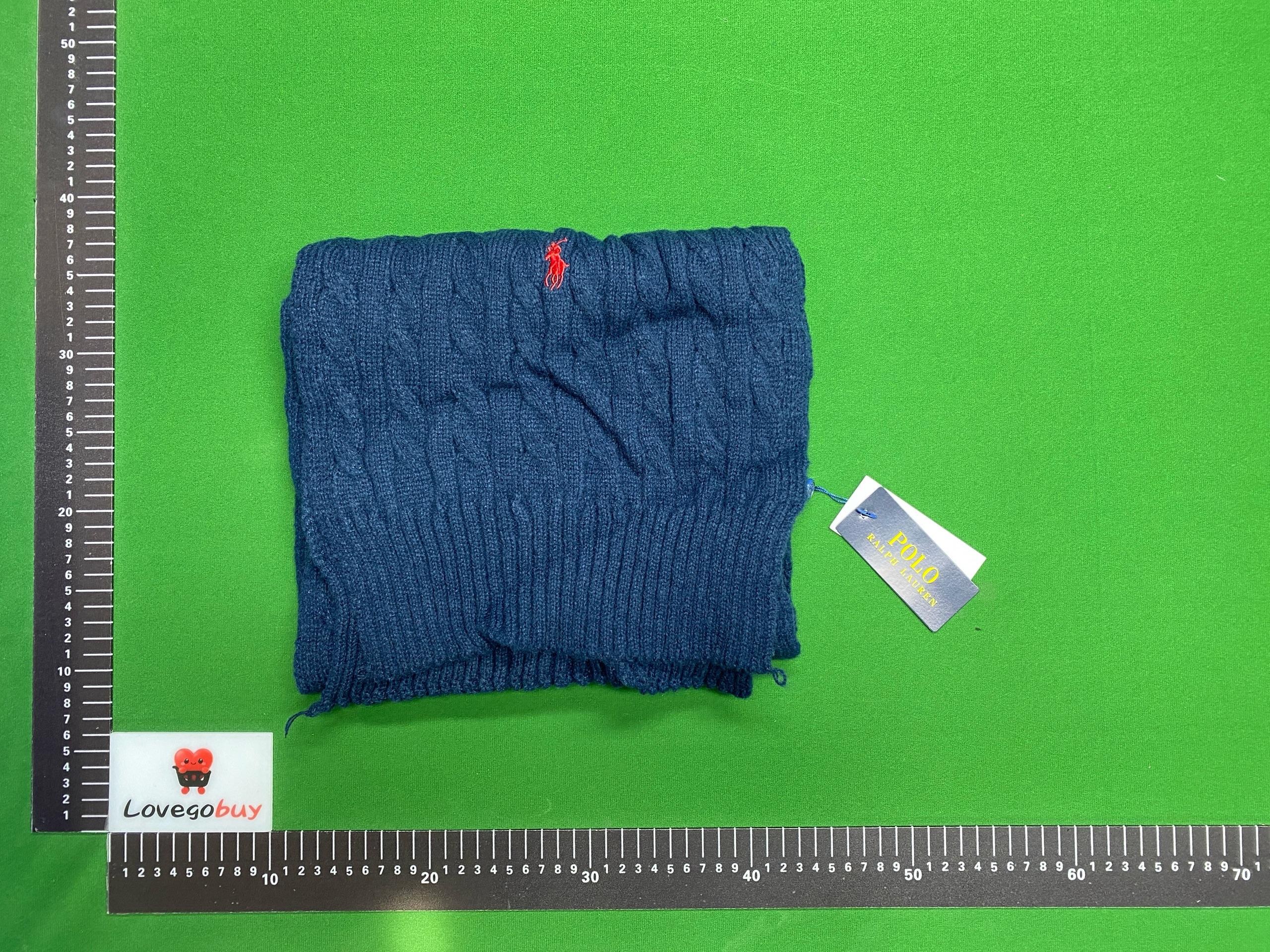 Foto QC 4 de Ralph Lauren Cable Knit Scarf Tan
