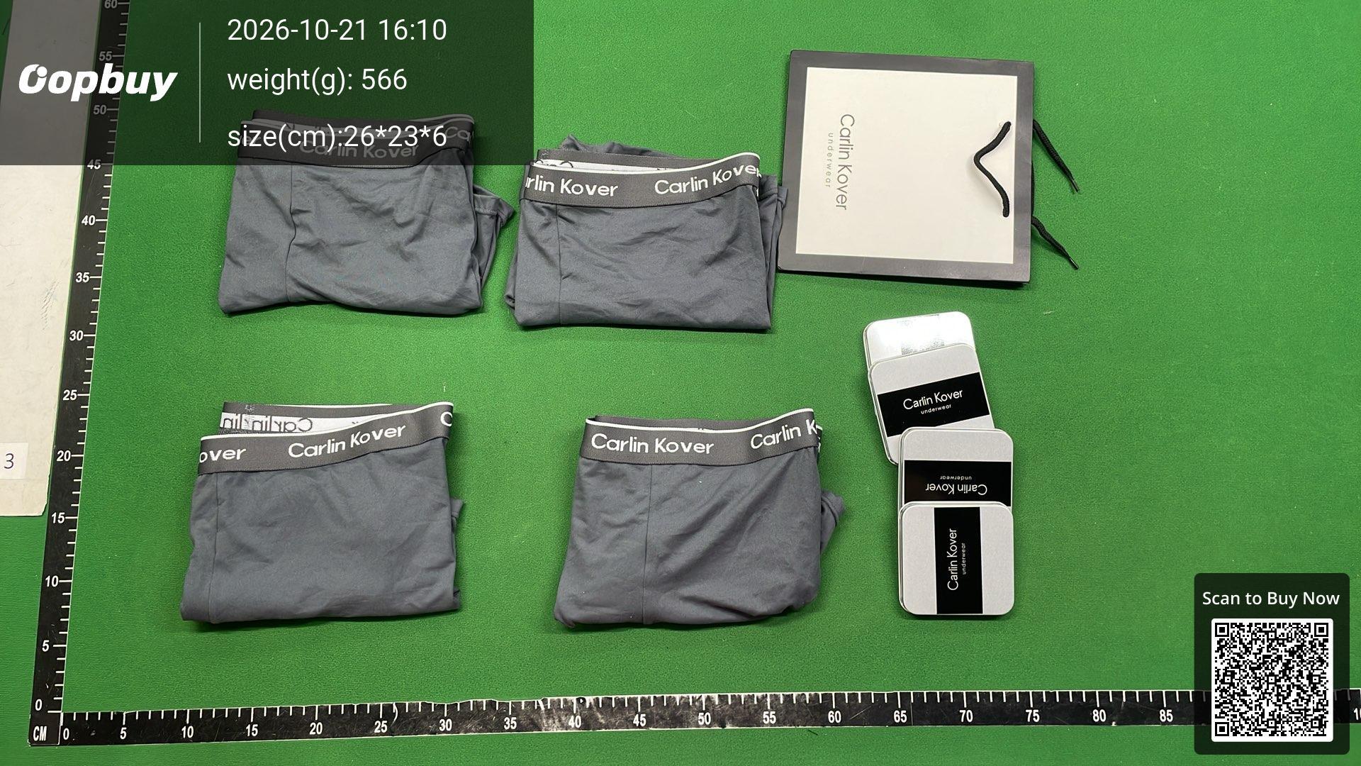 Foto QC 4 de Carlin Kover Underwear Boxer White