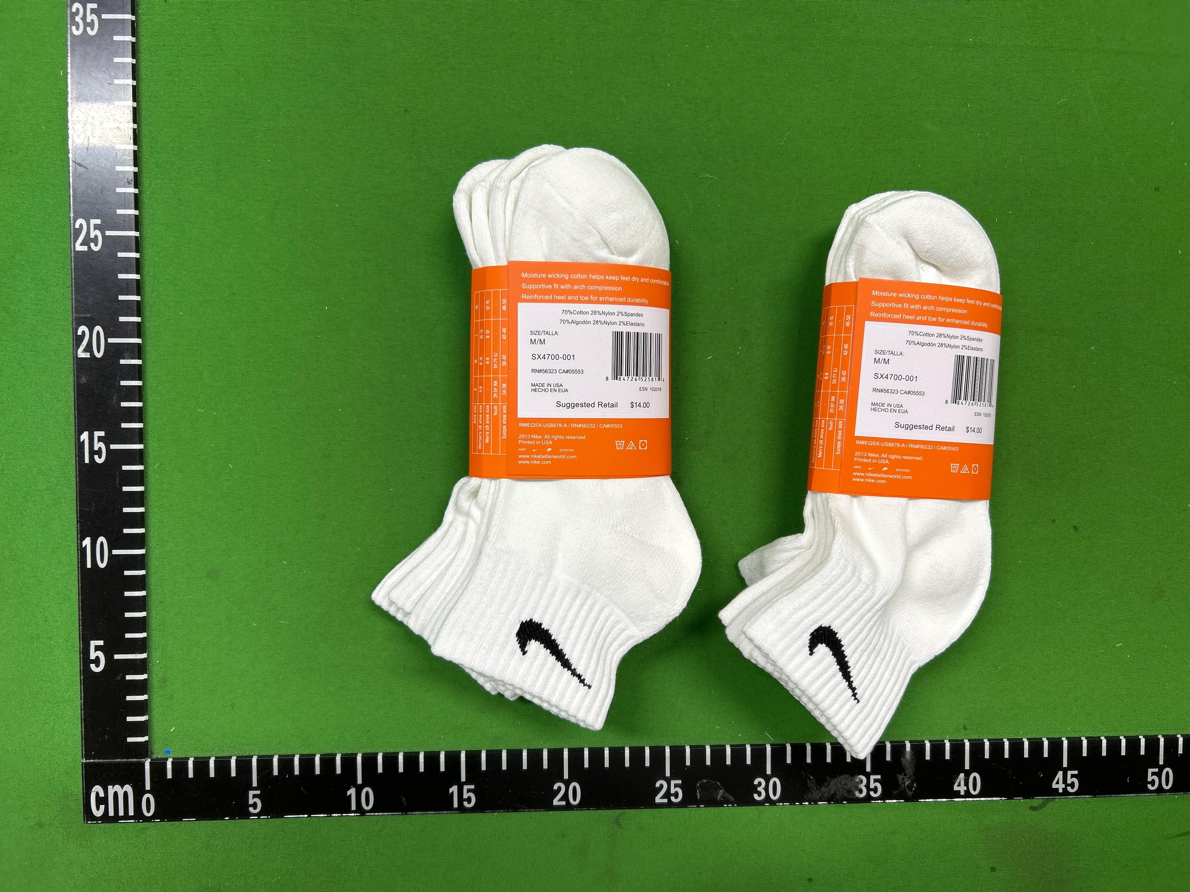 Foto QC 2 de Nike Everyday Ankle Socks Dri-FIT White