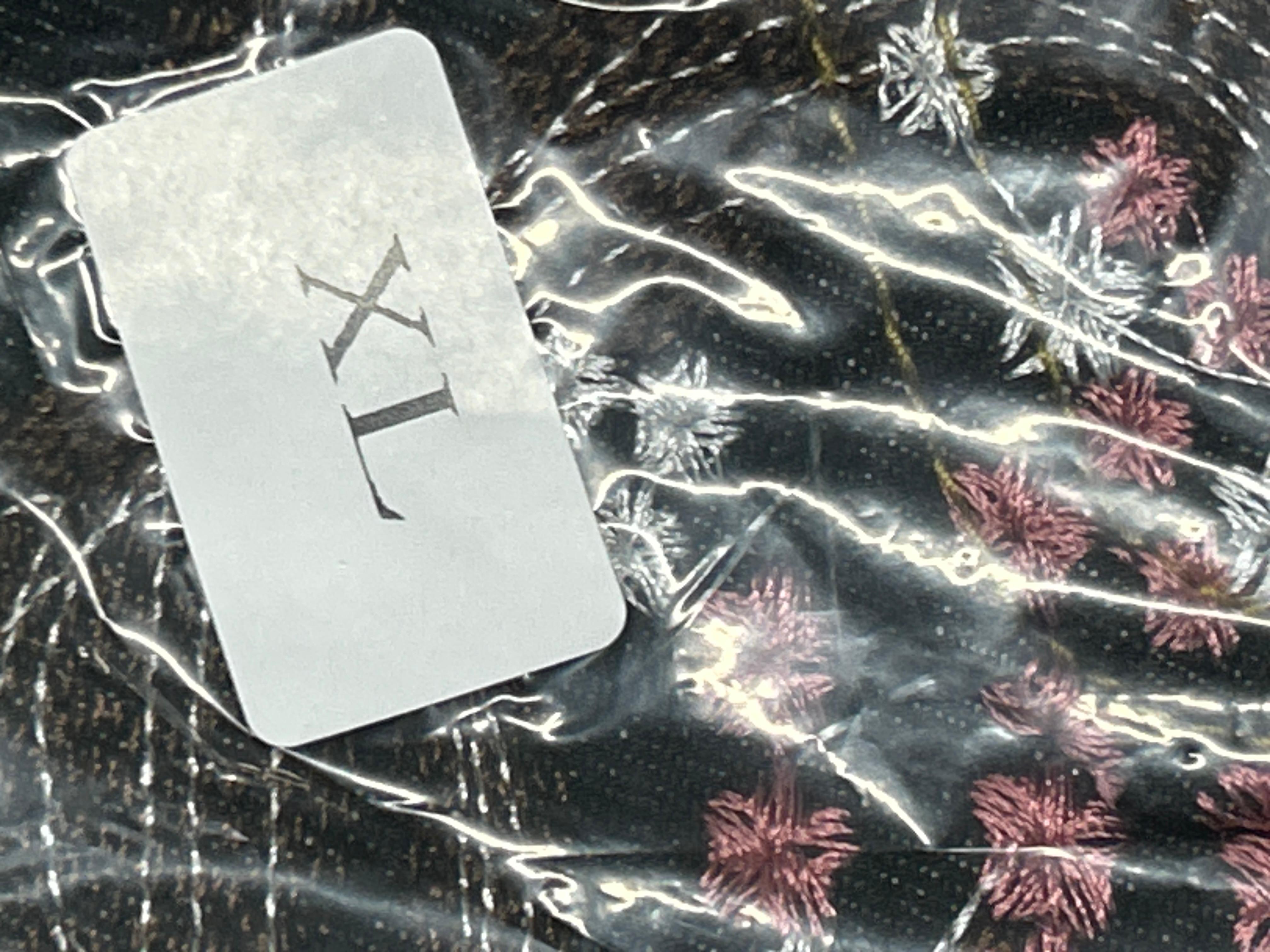 Foto QC 1 de Vescartes Solace Jeans Samurai Spider Lily Embroidery Washed Black