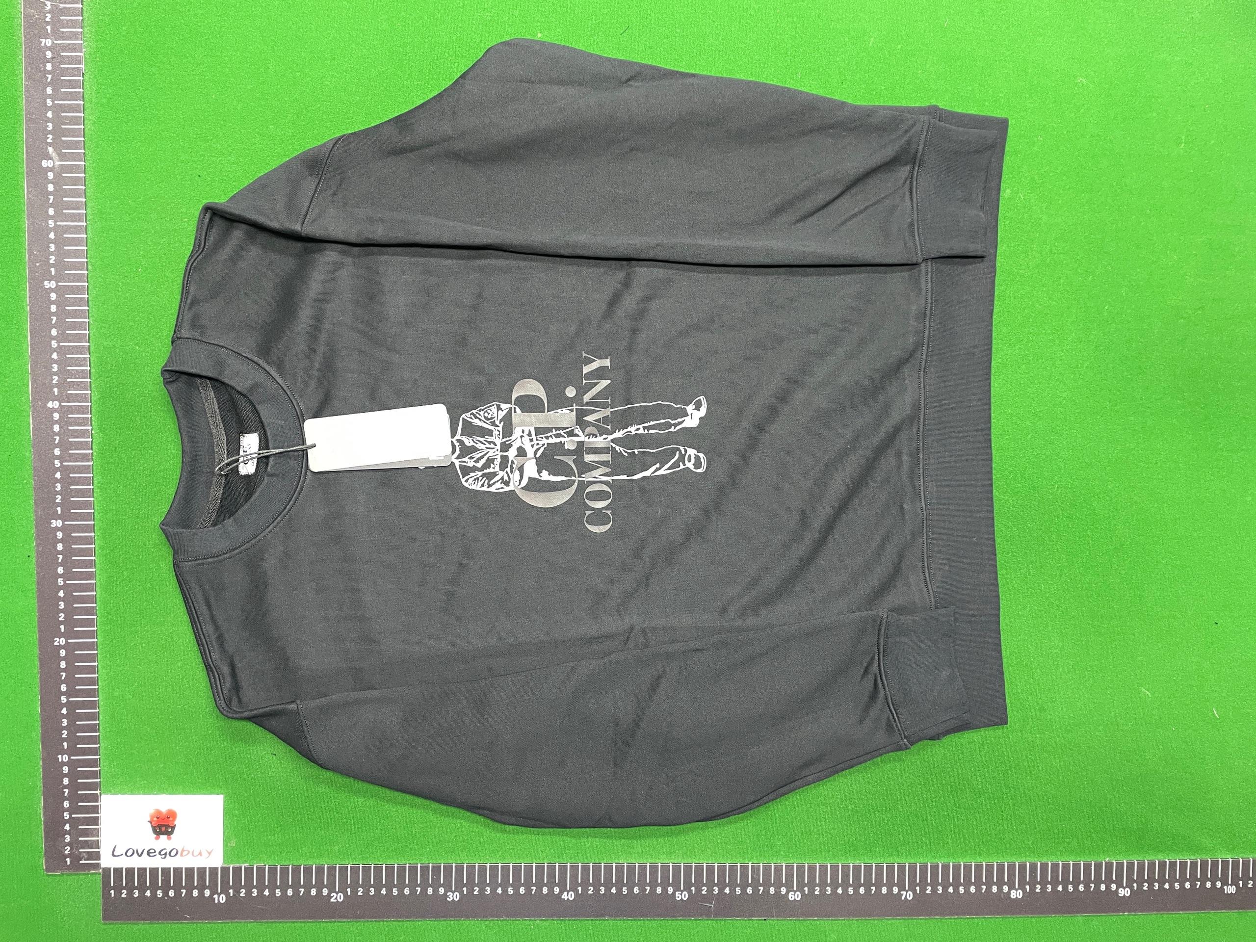 Foto QC 4 de C.P. Company Crewneck Sweater Logo Graphic White