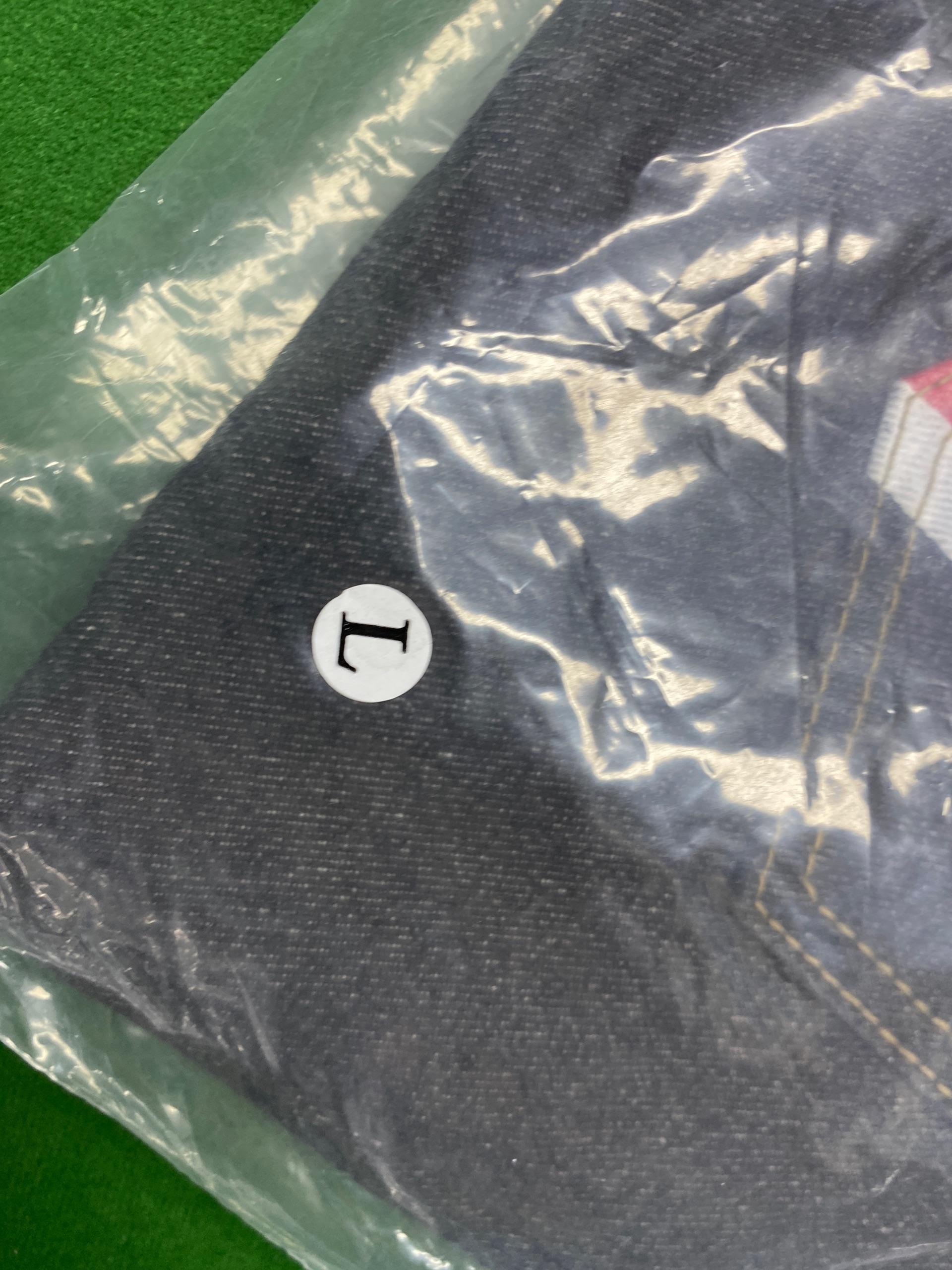 Foto QC 2 de Corteiz Alcatraz Denim Shorts Loose Logo Blue