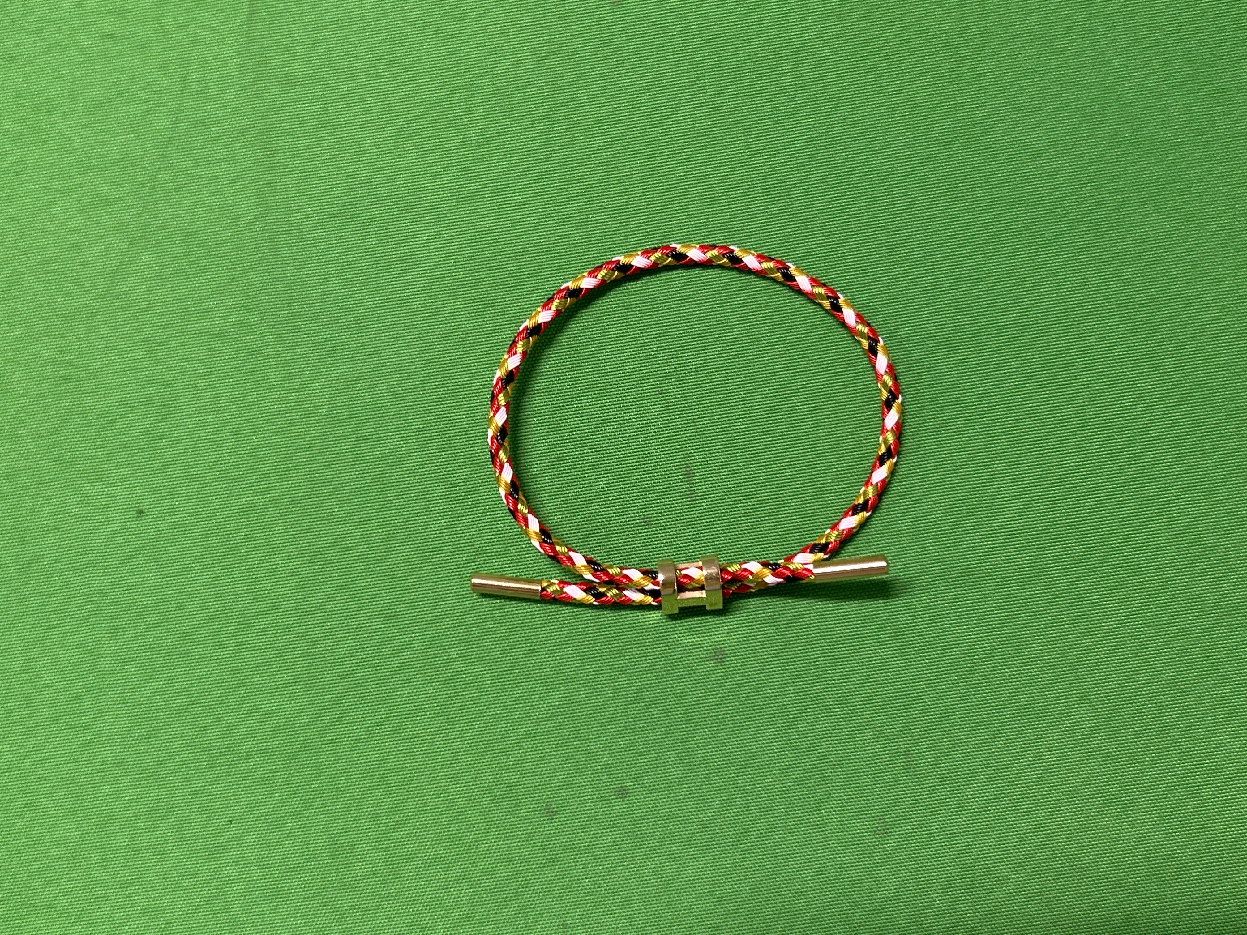 Foto QC 7 de Hermes Tournis Tresse Bracelet Leather Gold Plated Purple
