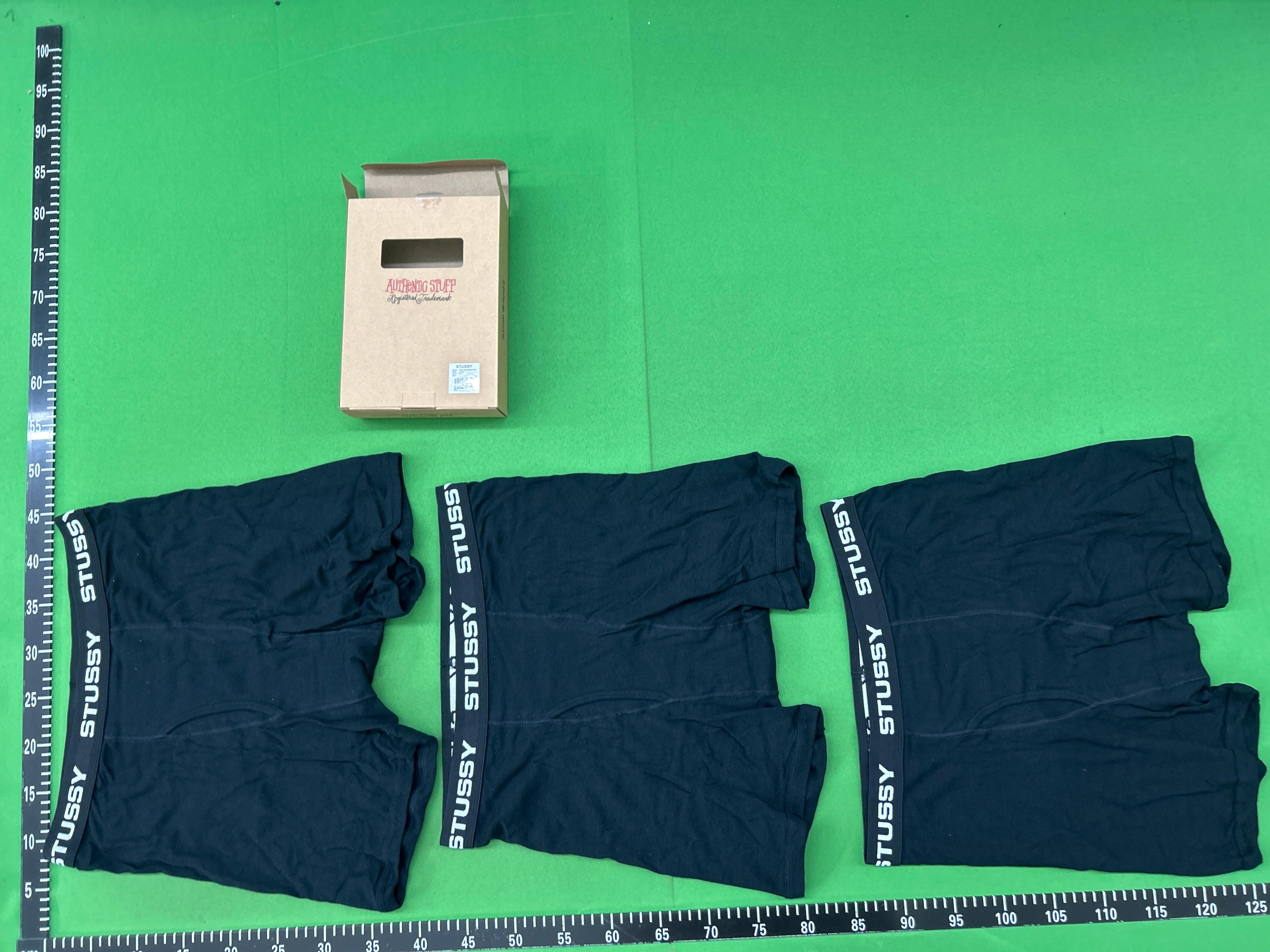 Foto QC 2 de Stussy Underwear Boxer Briefs 3-Pack Black