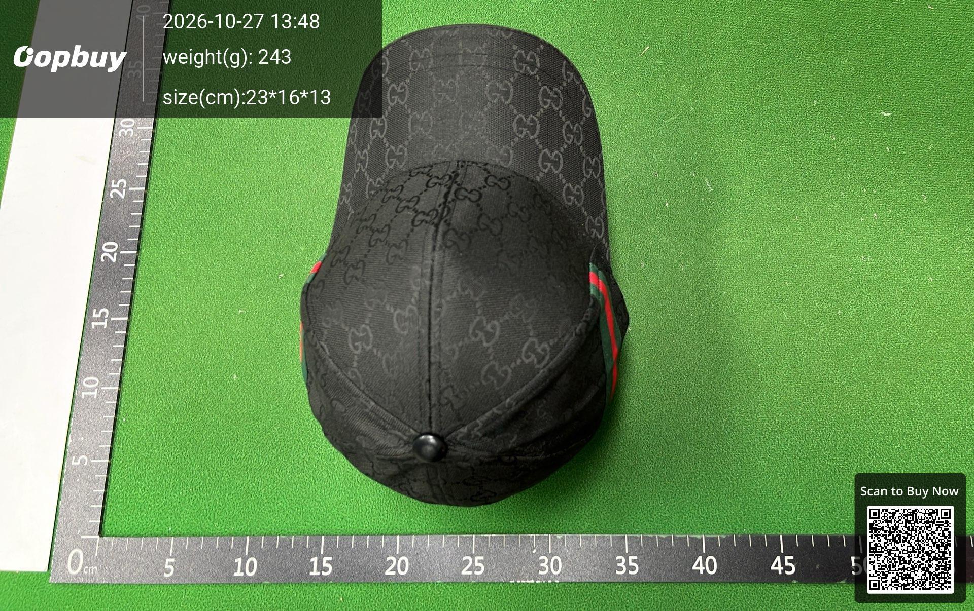 Foto QC 8 de Gucci Original GG Web Cap Peach