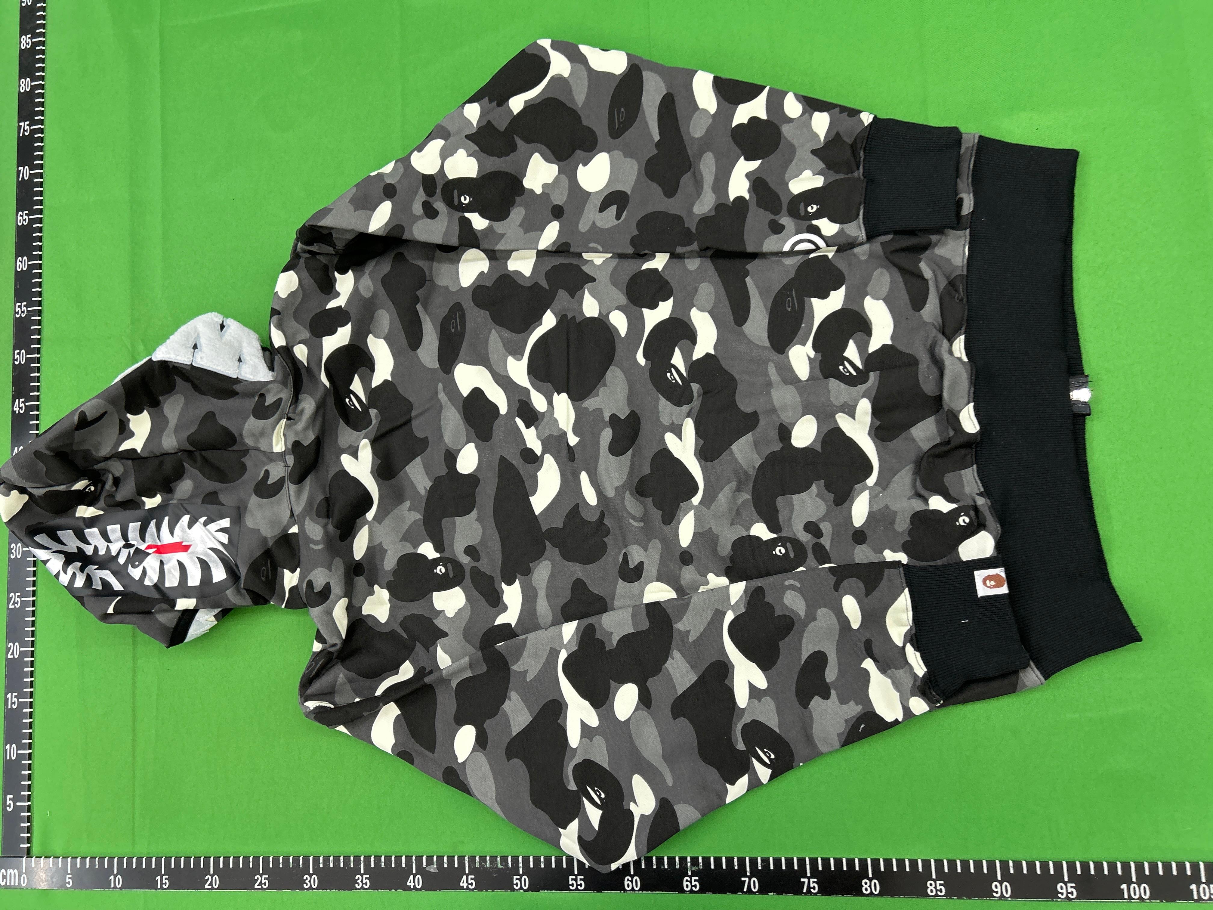 Foto QC 4 de Bape Double Hood Shark ABC Camo Zip-Up Jacket Pink Blue