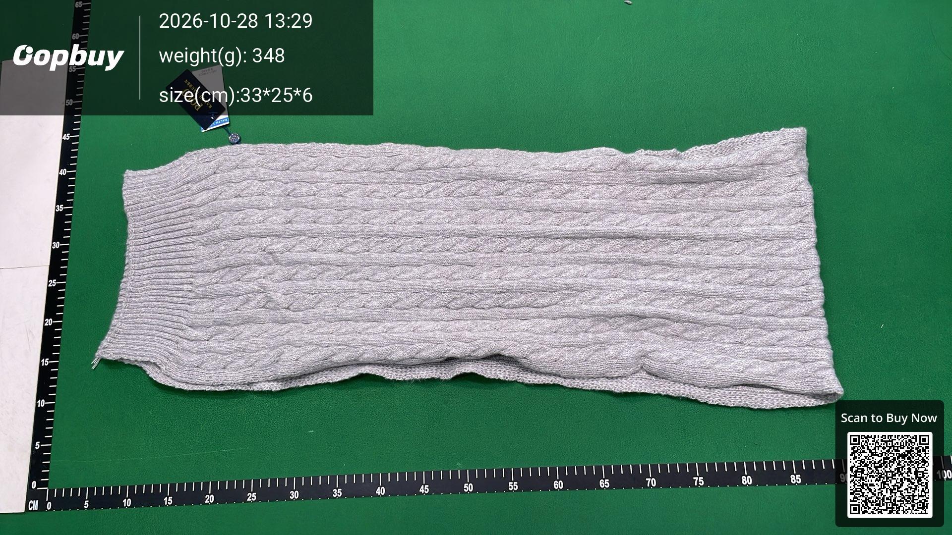 Foto QC 7 de Ralph Lauren Cable Knit Scarf Tan