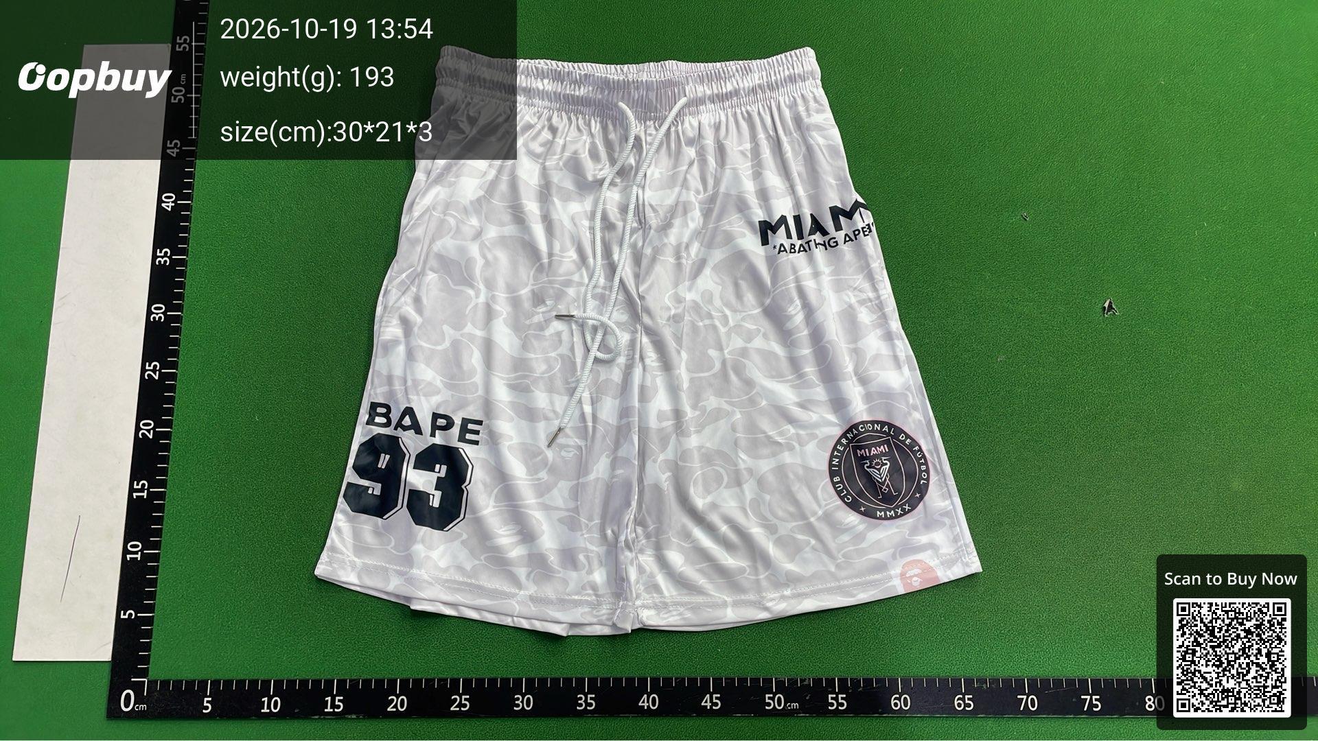 Foto QC 2 de Bape ABC Camo Basketball Shorts Mesh Multi