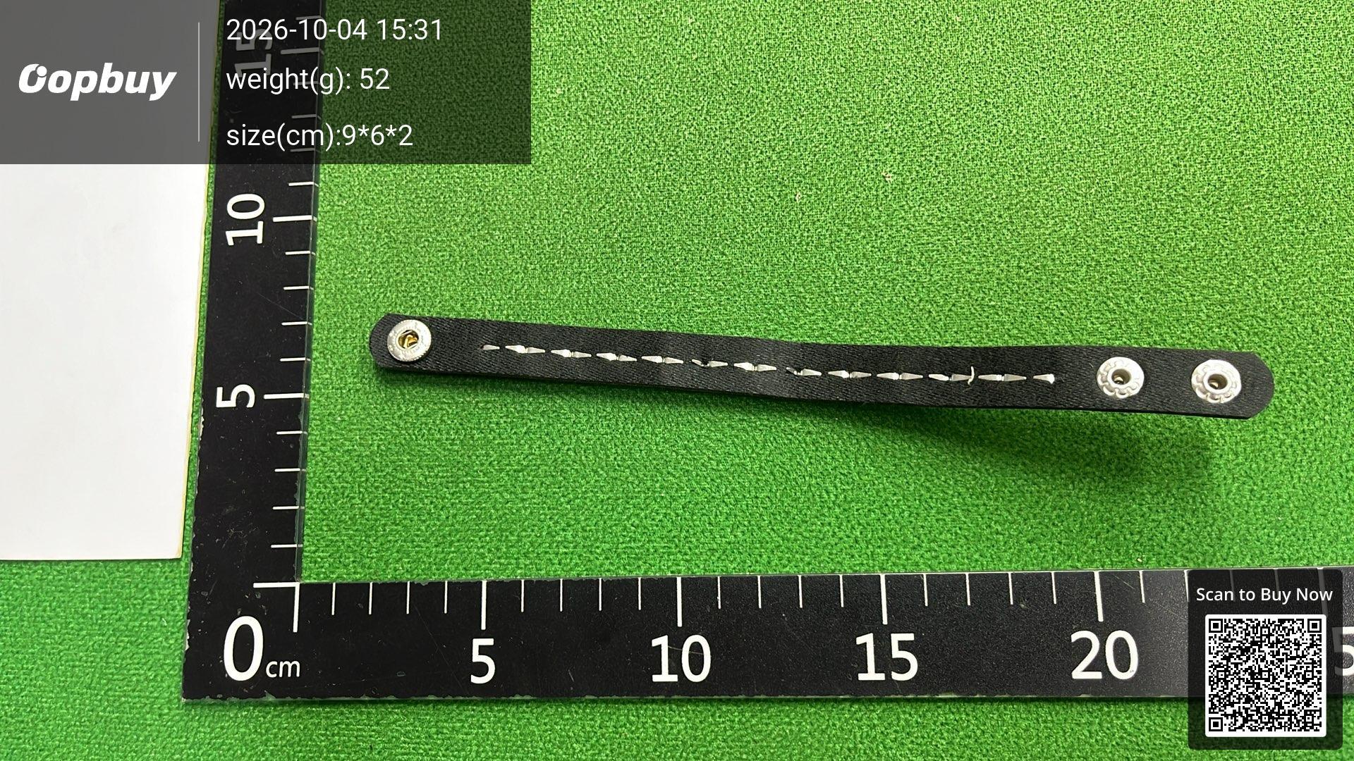 Foto QC 8 de Unbranded Bracelet PU Leather Black
