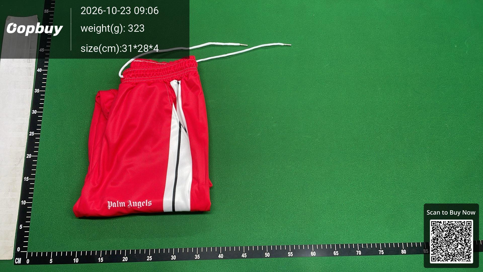 Foto QC 4 de Palm Angels Sweatpants Straight Side Stripe Black White