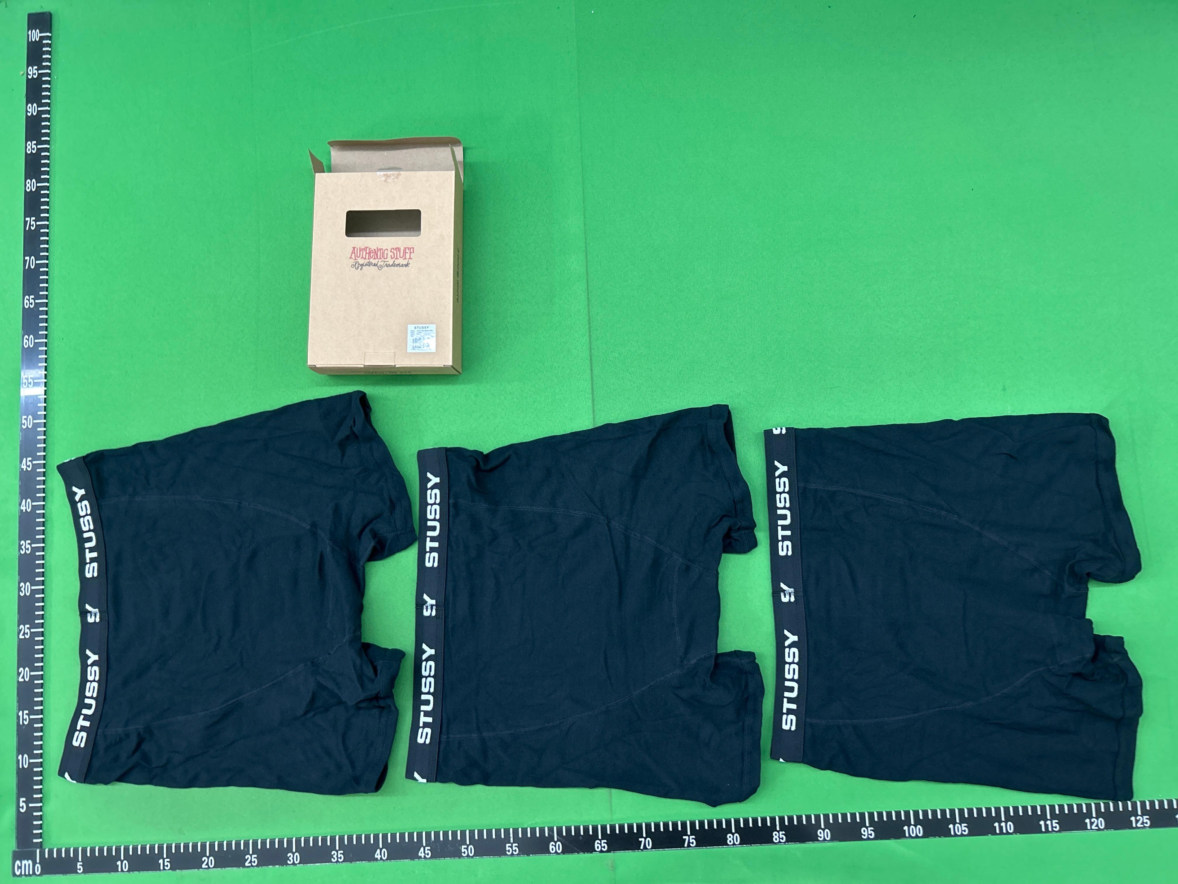Foto QC 1 de Stussy Underwear Boxer Briefs 3-Pack Black