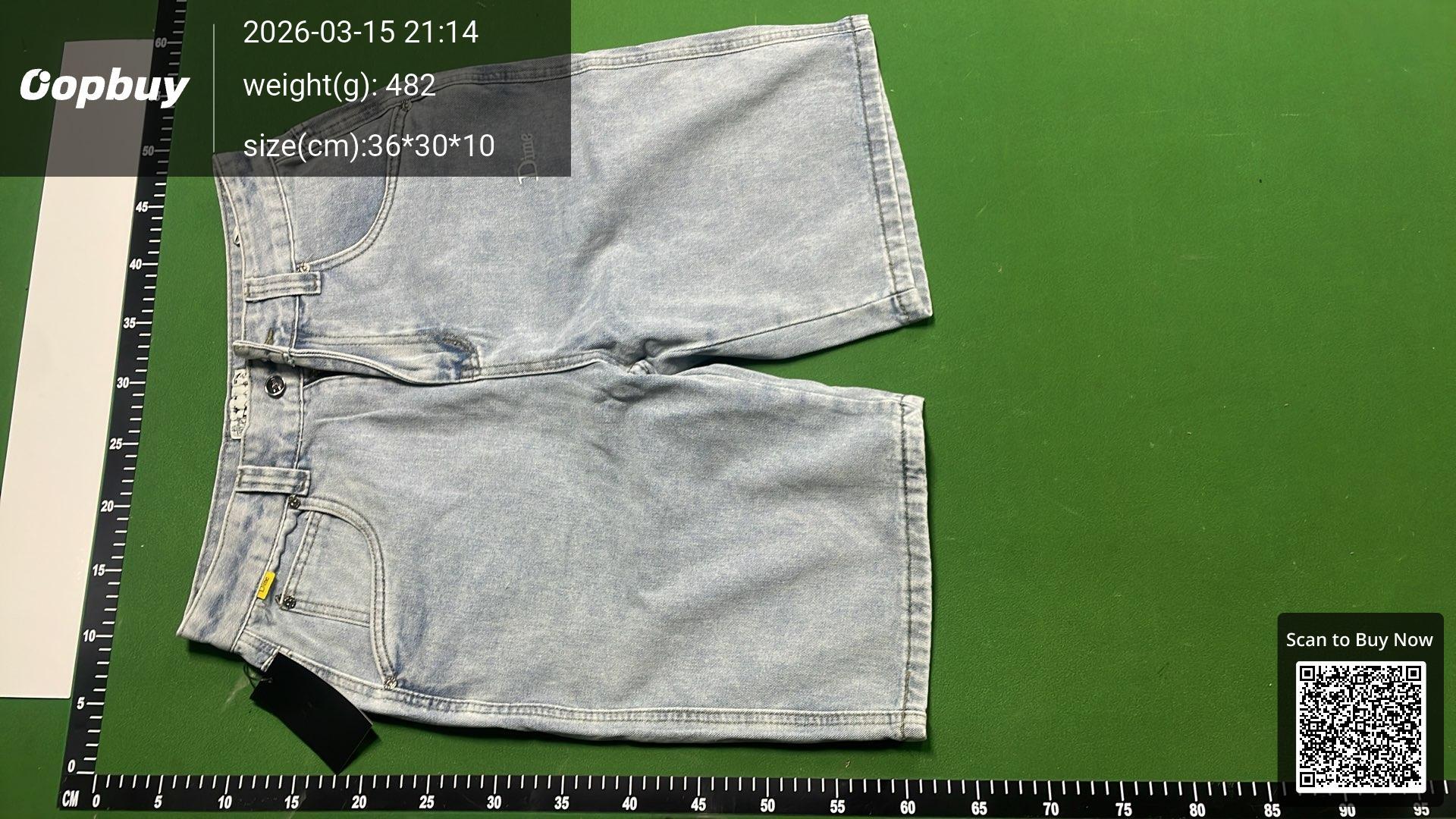 Foto QC 8 de Dime Denim Shorts Loose Light Blue