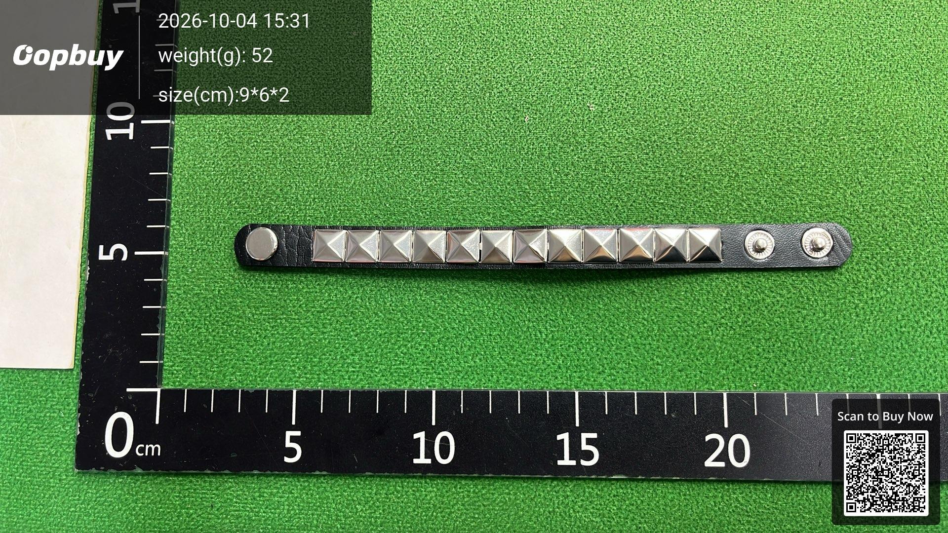 Foto QC 7 de Unbranded Bracelet PU Leather Black