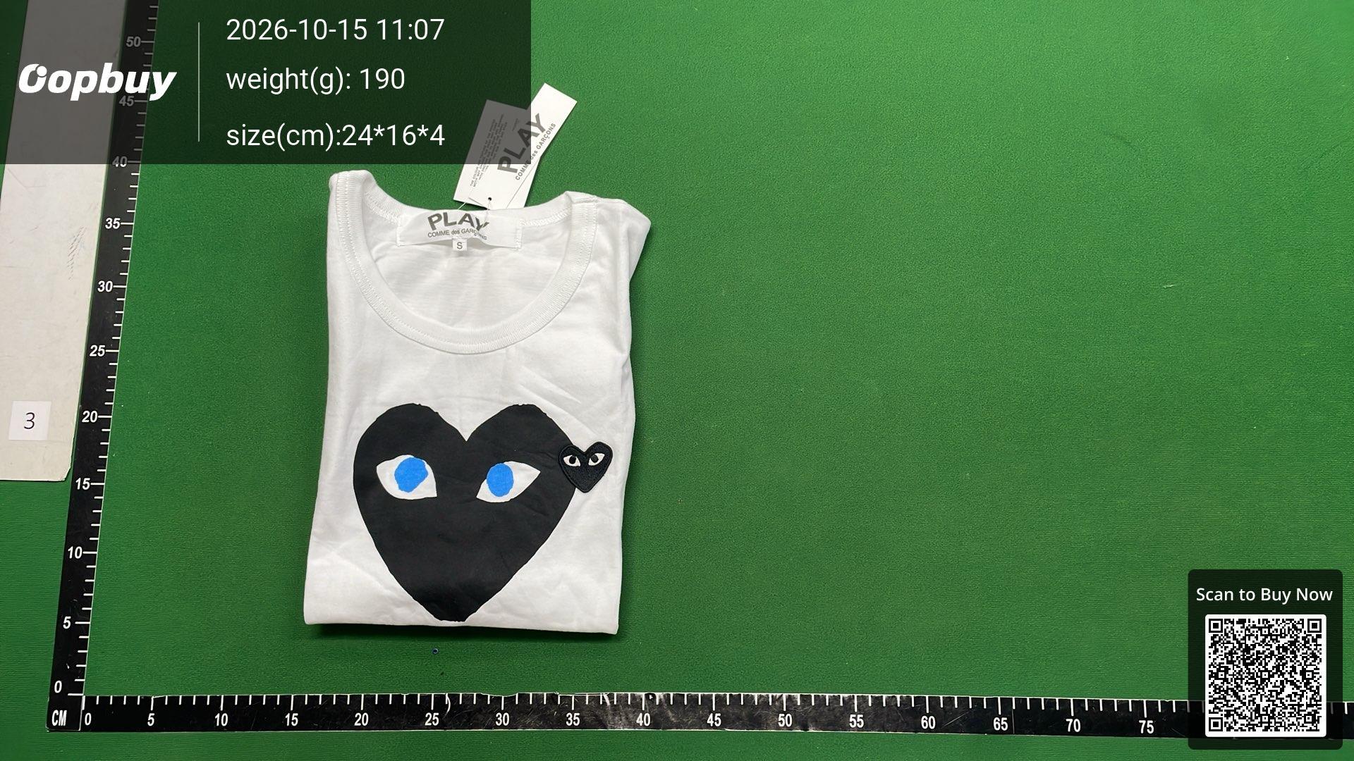 Foto QC 4 de Comme des Garcons Play T-shirt White