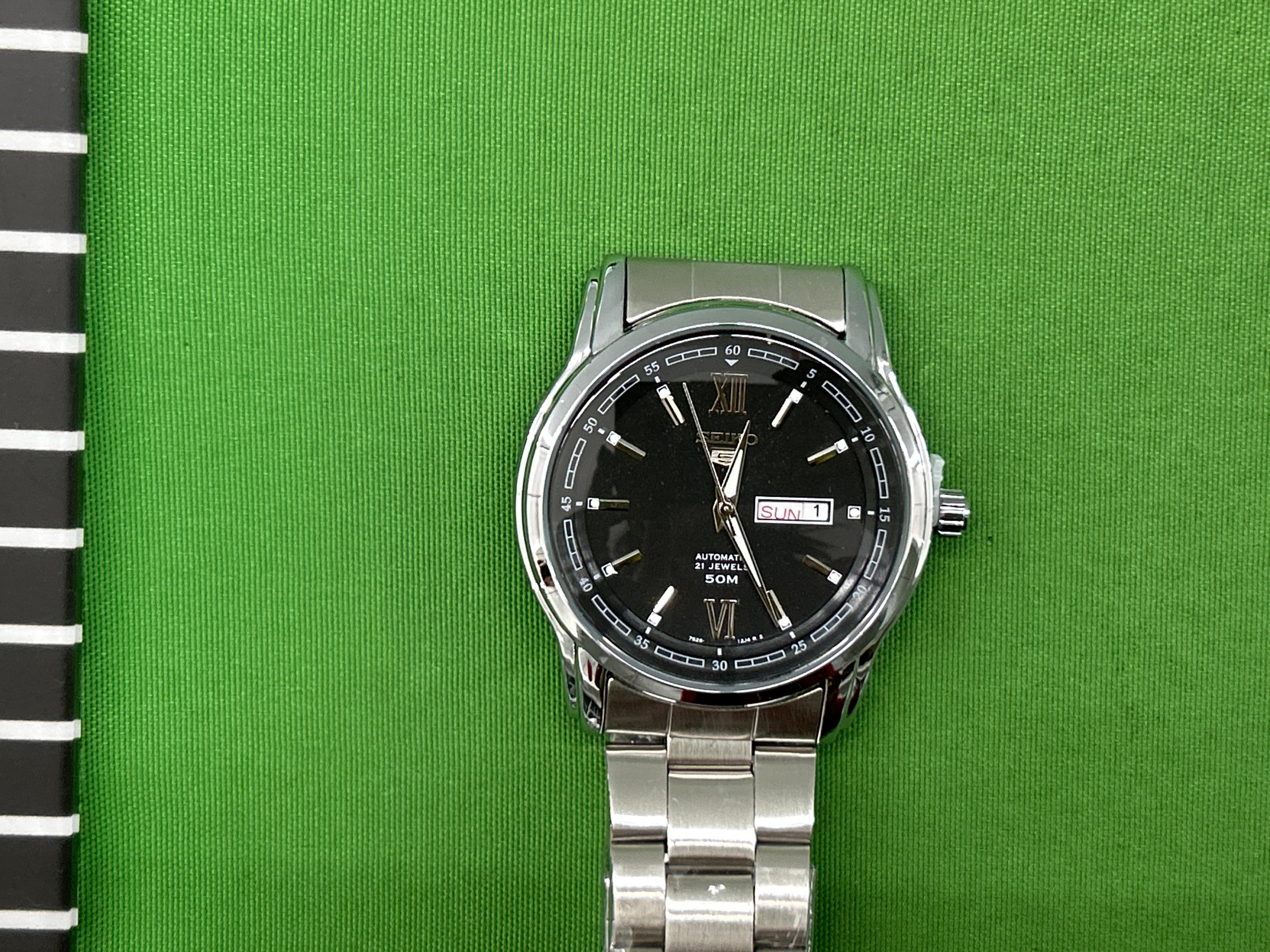 Foto QC 1 de Unbranded Automatic 21 Jewels 50M Blue Dial Watch