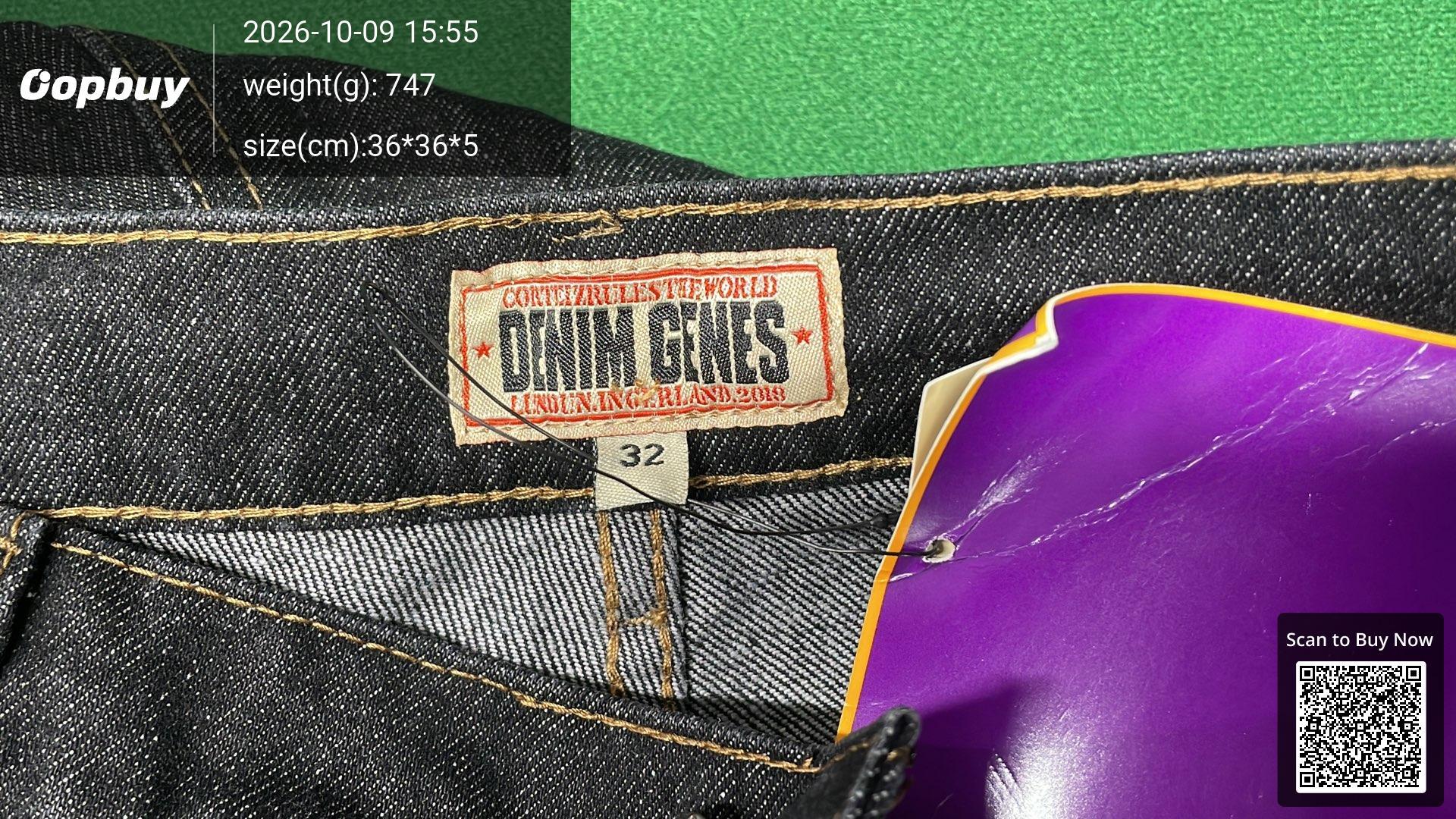 Foto QC 4 de Corteiz Alcatraz Denim Shorts Loose Logo Blue