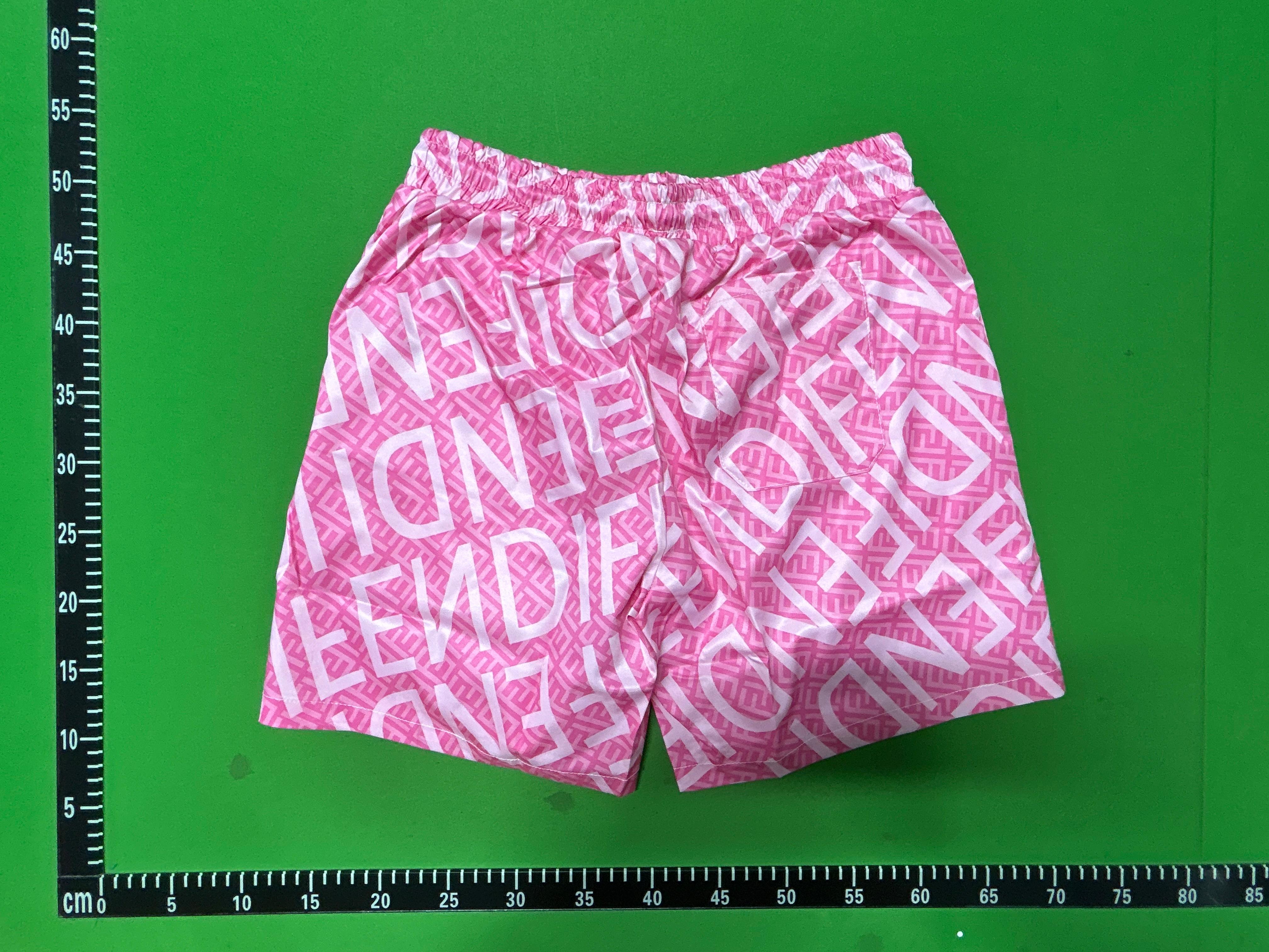 Foto QC 4 de BOSS FD Shorts Geometric Print White Black