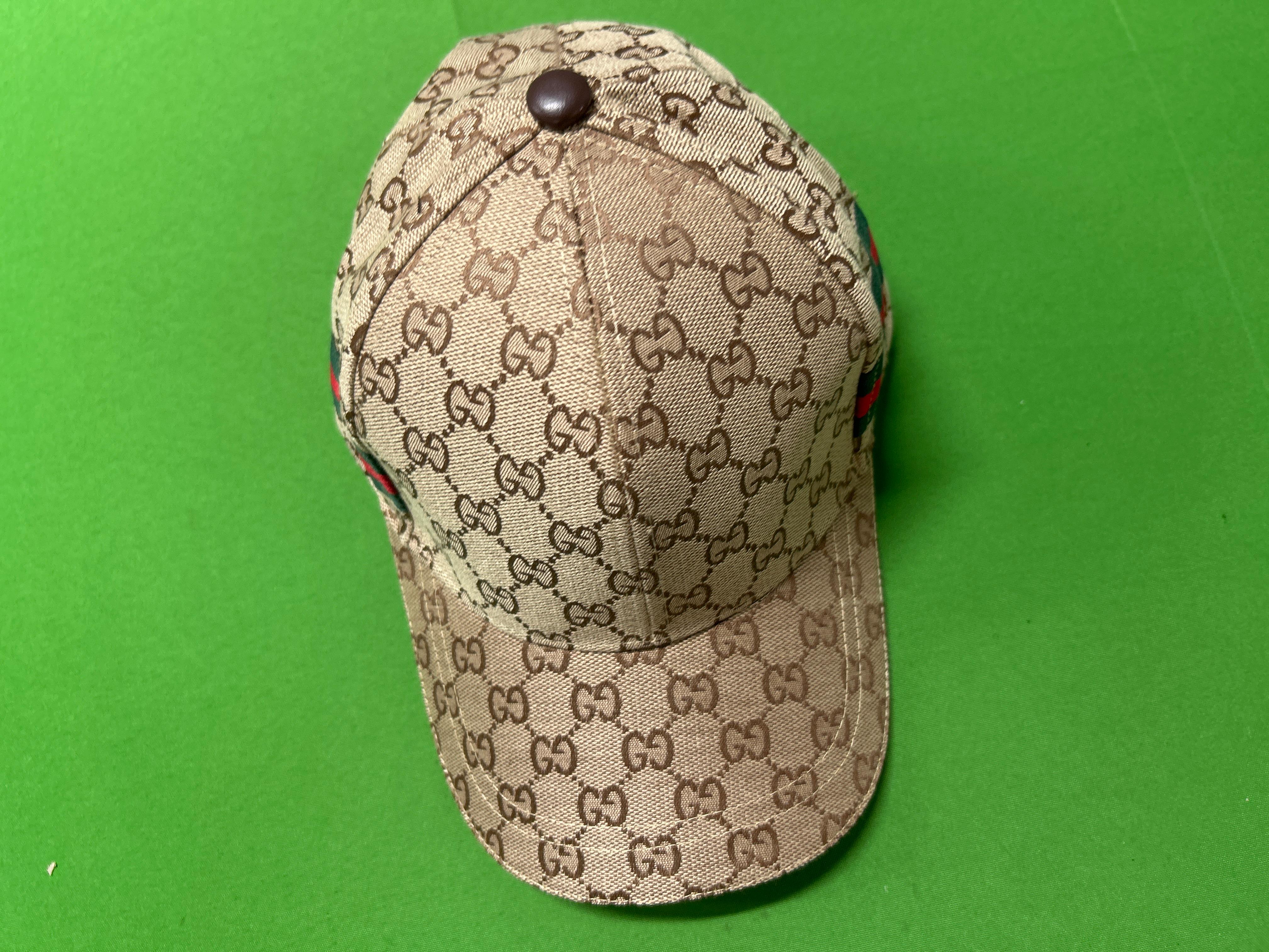 Foto QC 3 de Gucci Original GG Web Cap Peach