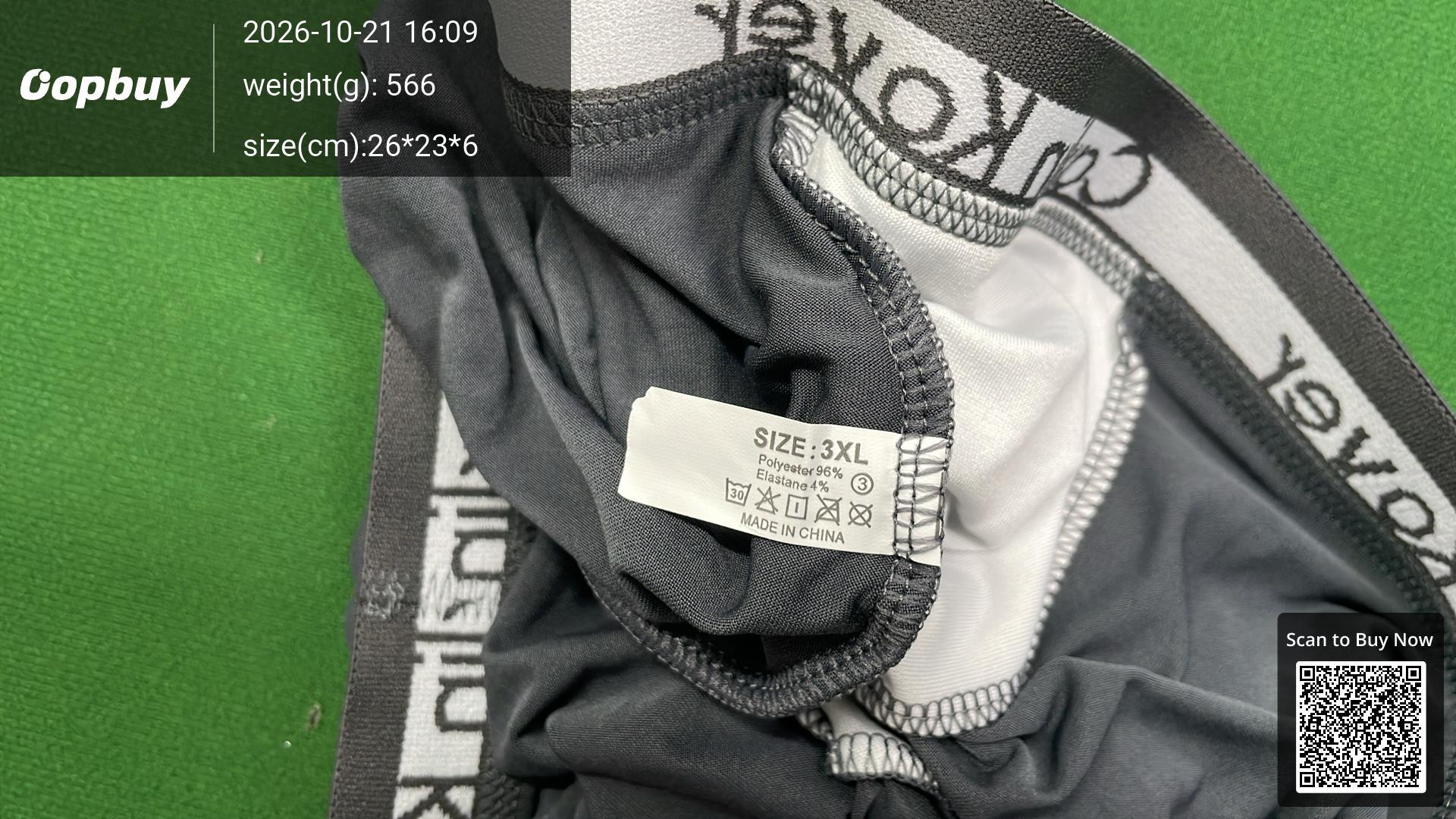 Foto QC 1 de Carlin Kover Underwear Boxer White