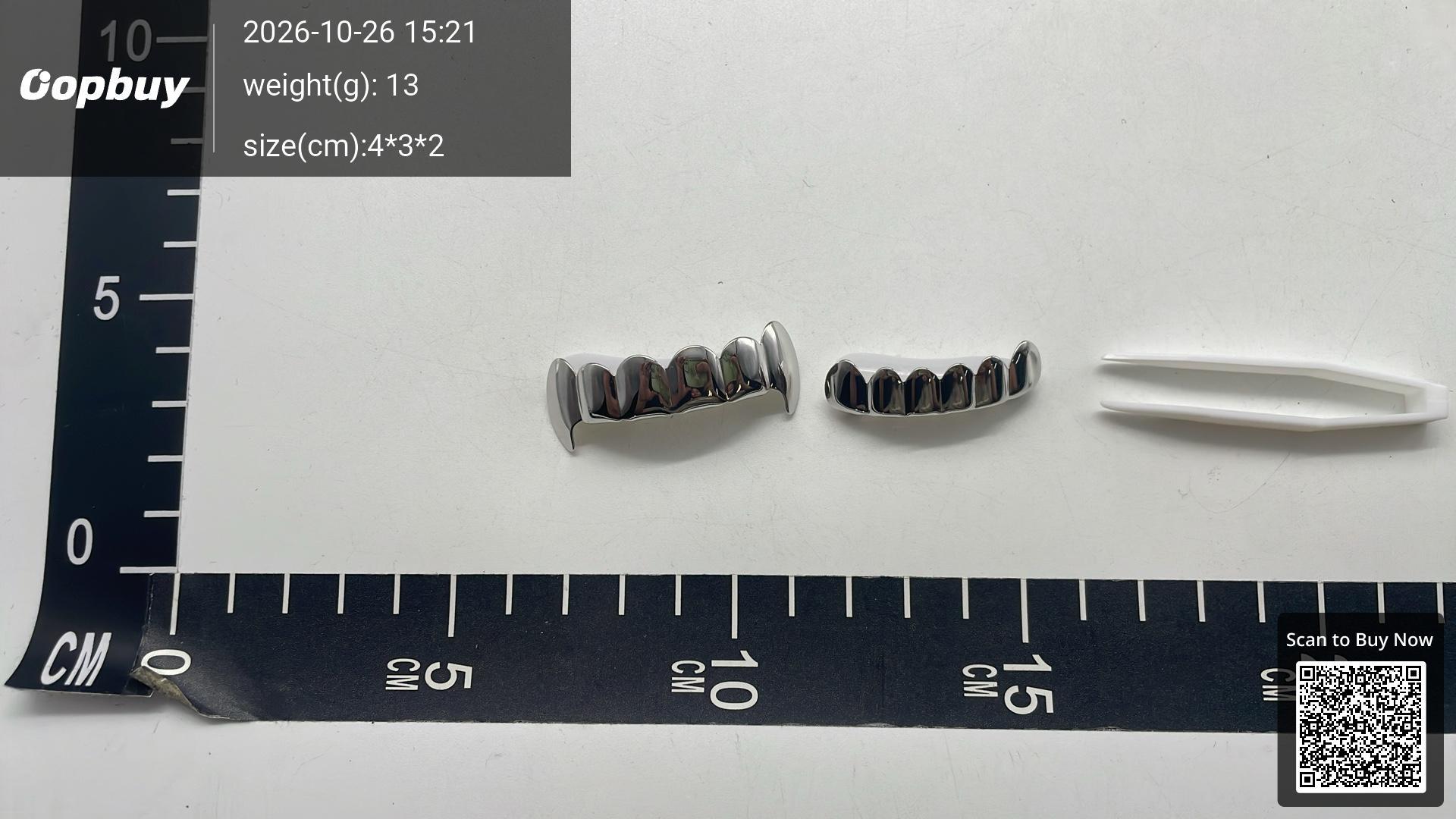 Foto QC 3 de Unbranded Grillz Metal Silver