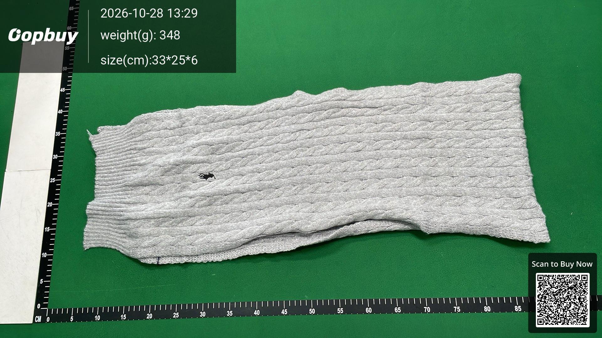 Foto QC 6 de Ralph Lauren Cable Knit Scarf Tan