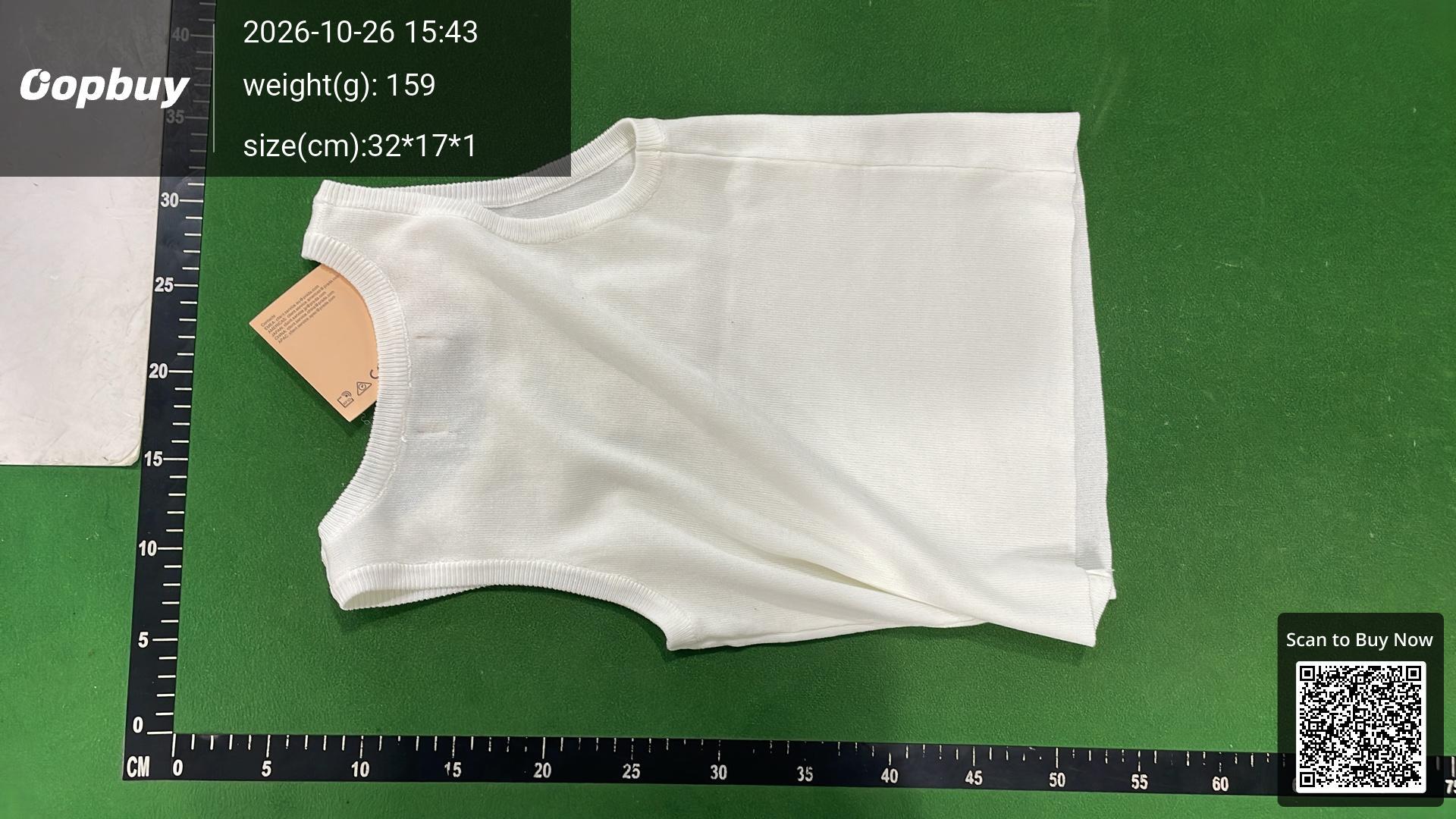 Foto QC 7 de Miu Miu Tank Logo Embellished White