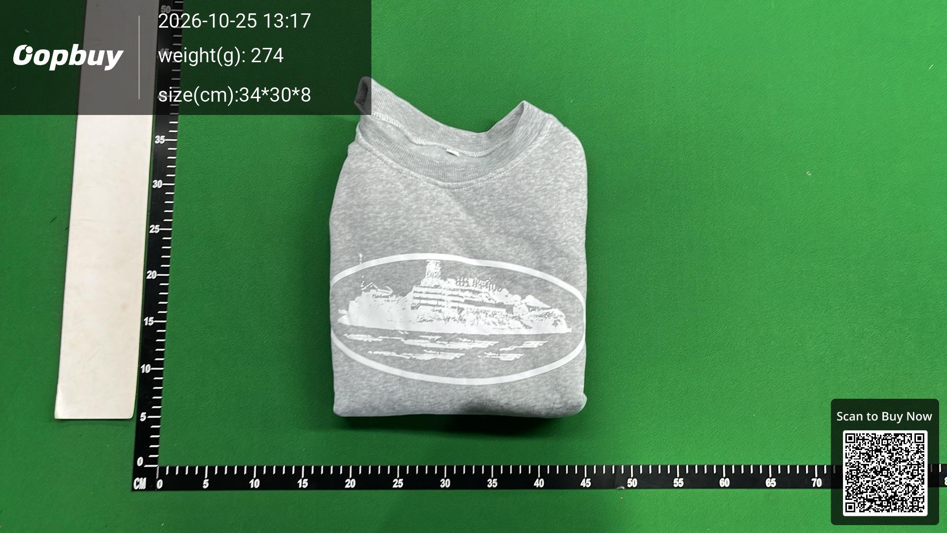 Foto QC 4 de Corteiz Alcatraz Crewneck Sweater Light Blue