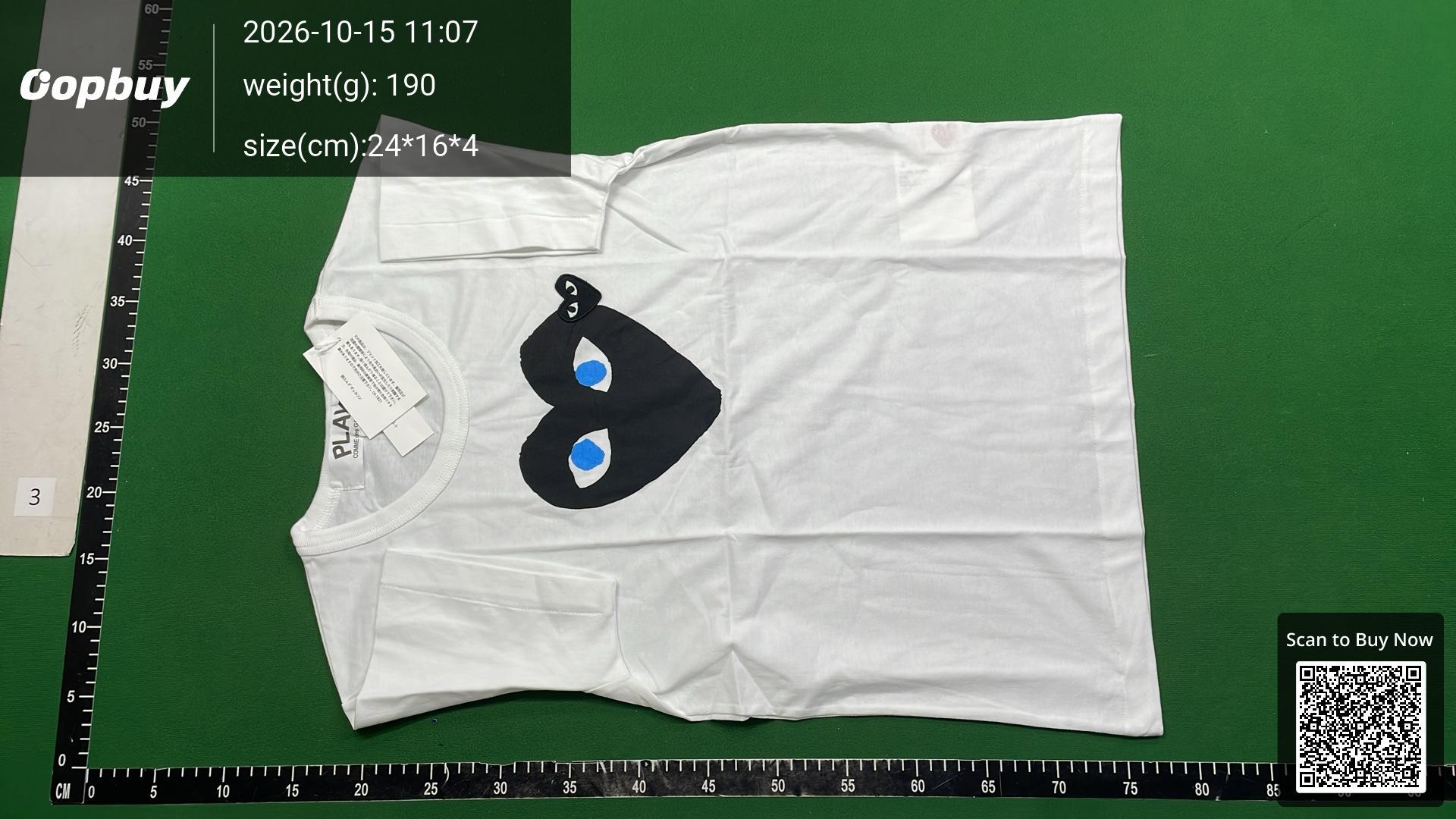 Foto QC 2 de Comme des Garcons Play T-shirt White