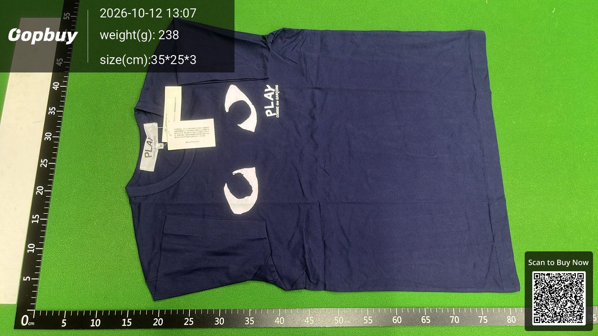 Foto QC 6 de Comme des Garcons Play T-shirt White