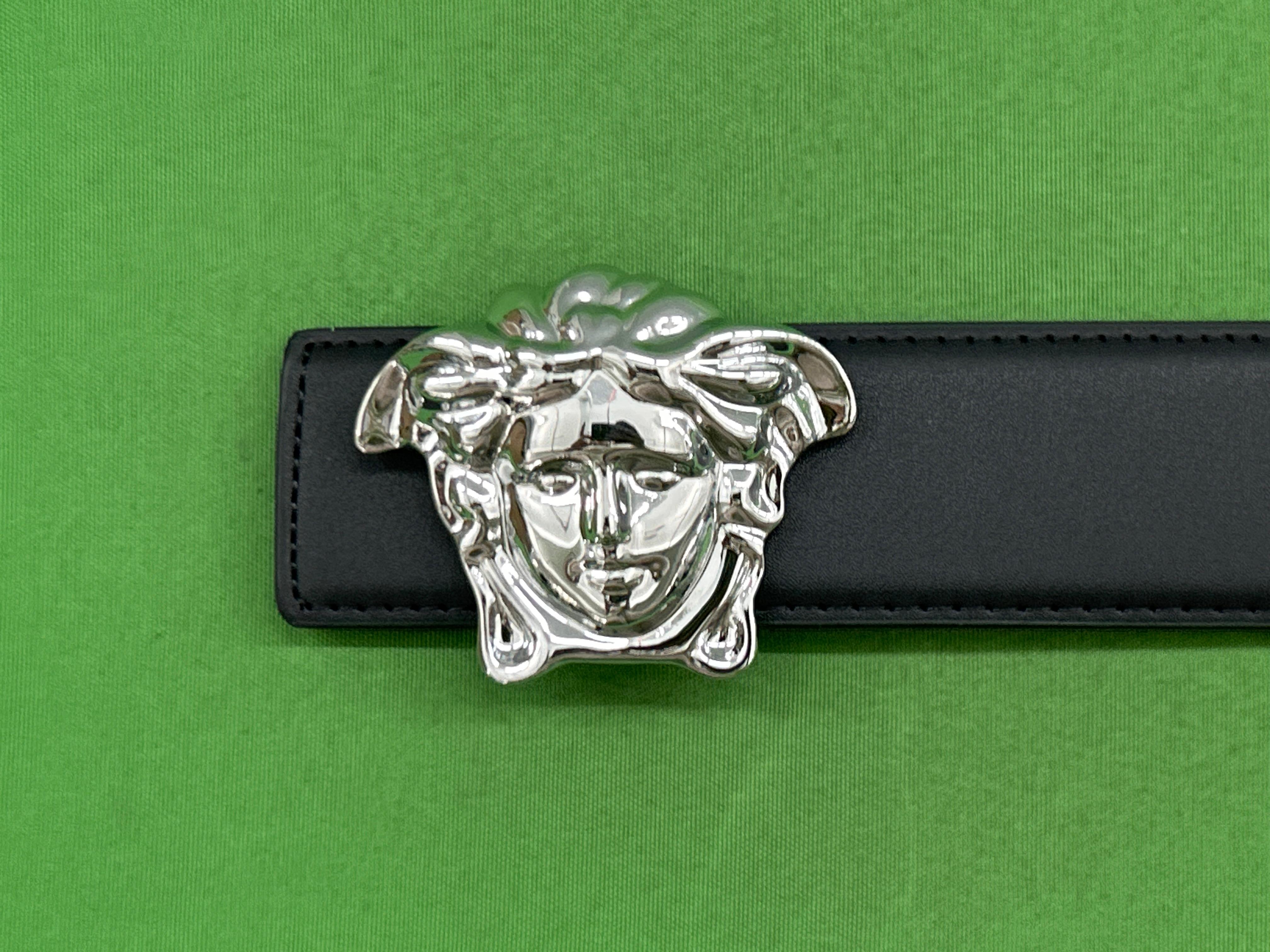 Foto QC 1 de Versace Medusa Head Belt Blue