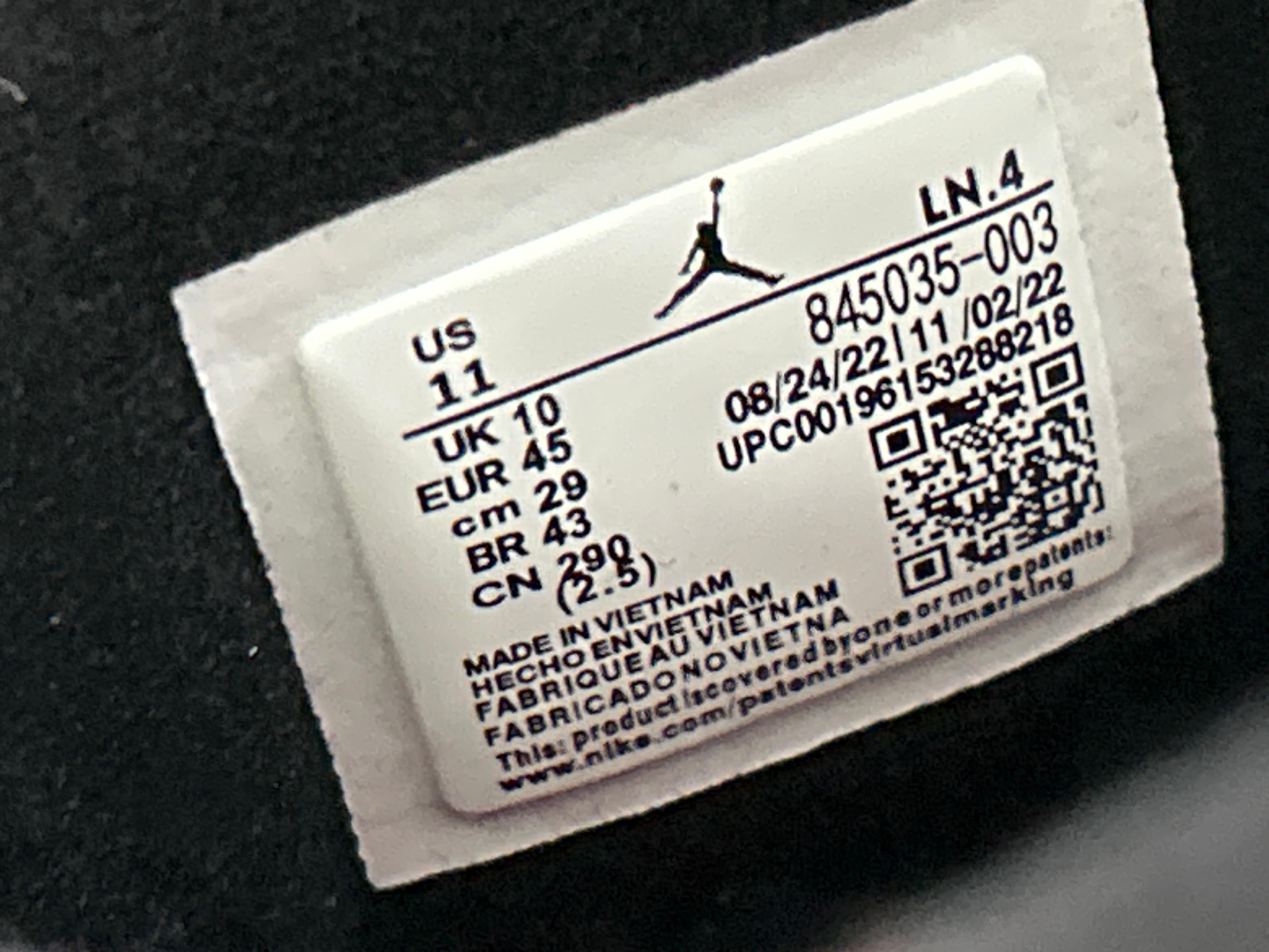 Foto QC 7 de Jordan 5 Retro Supreme White 824371-101