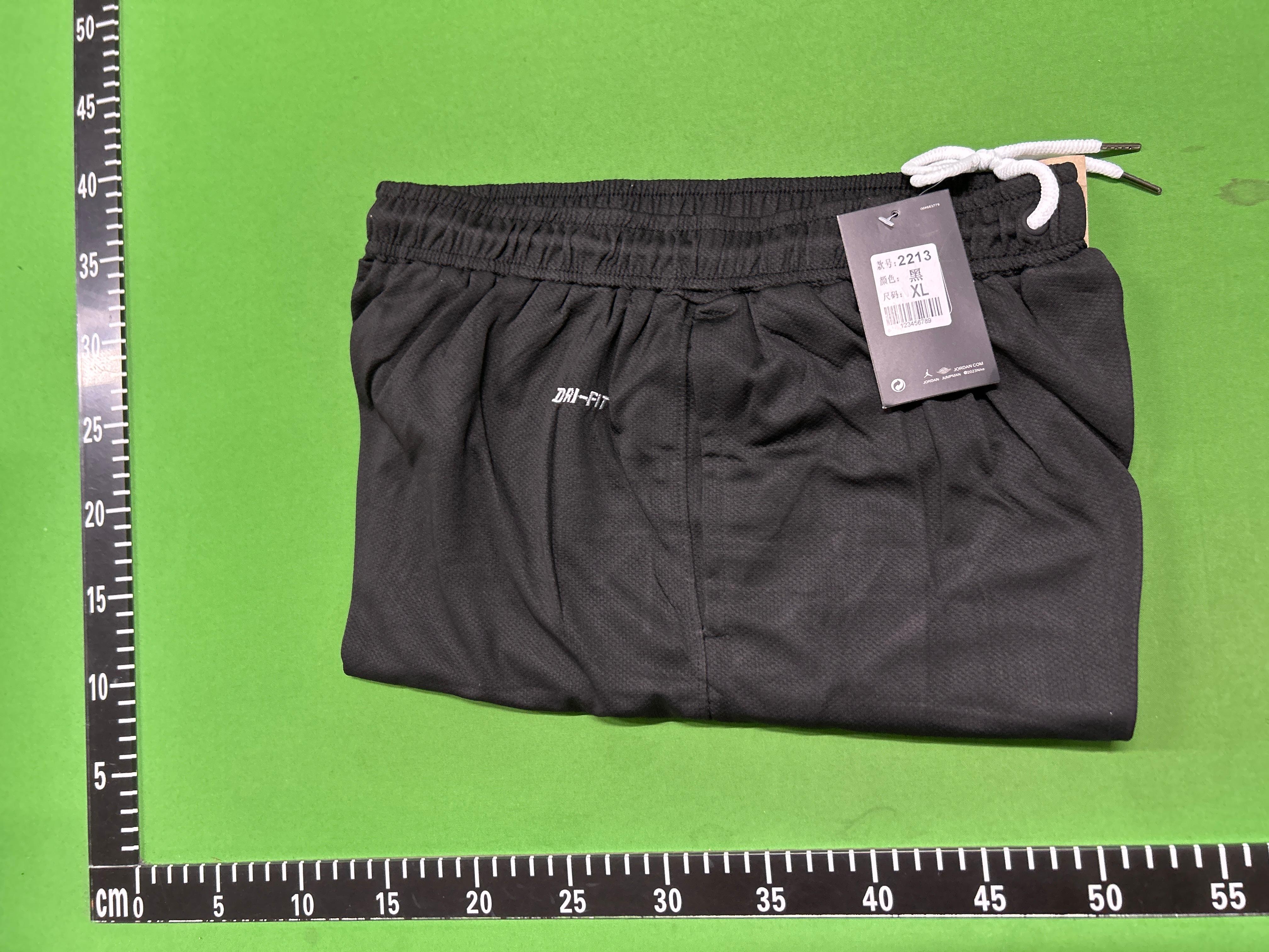 Foto QC 6 de Unbranded Basketball Shorts Mesh Striped Black