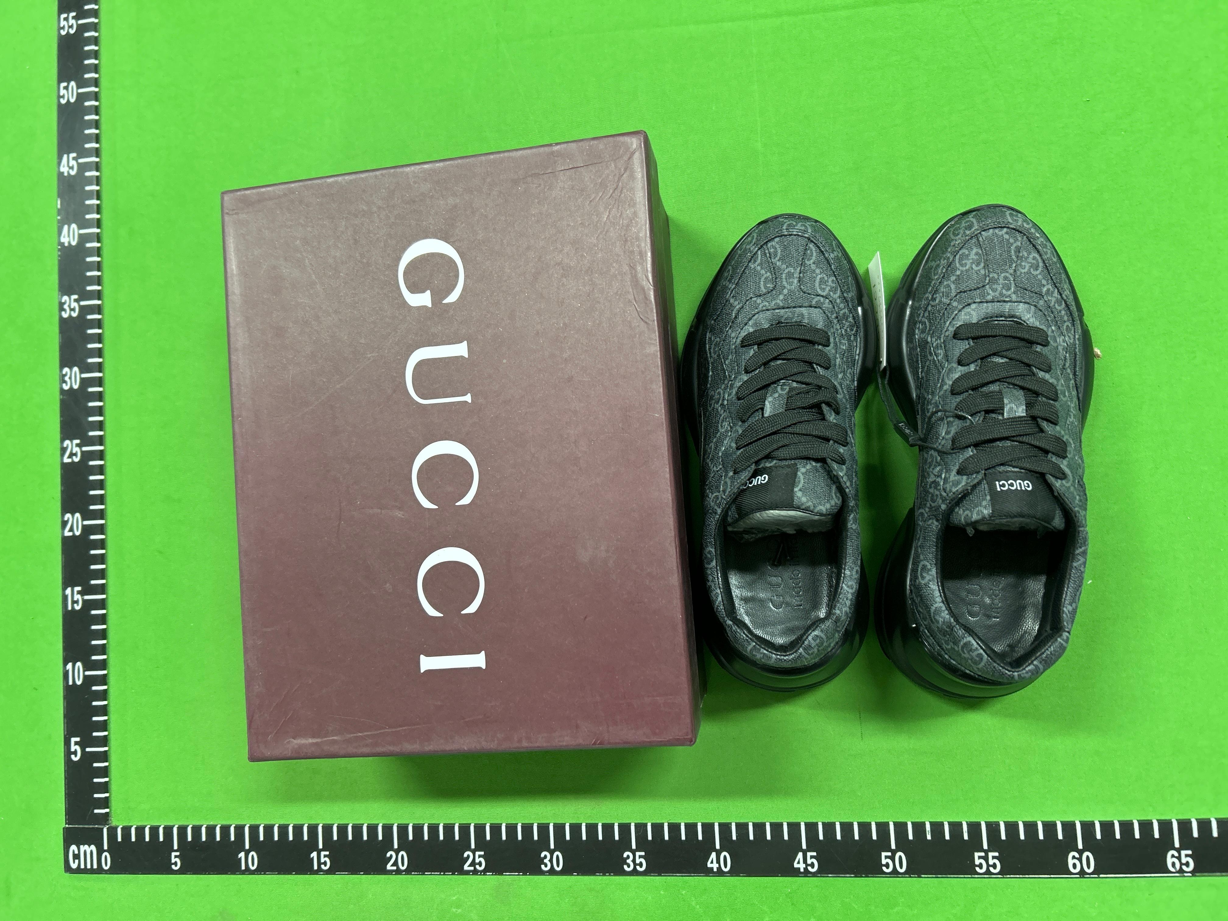 Foto QC 2 de Gucci Dad Shoes Platform Logo Print Multicolor