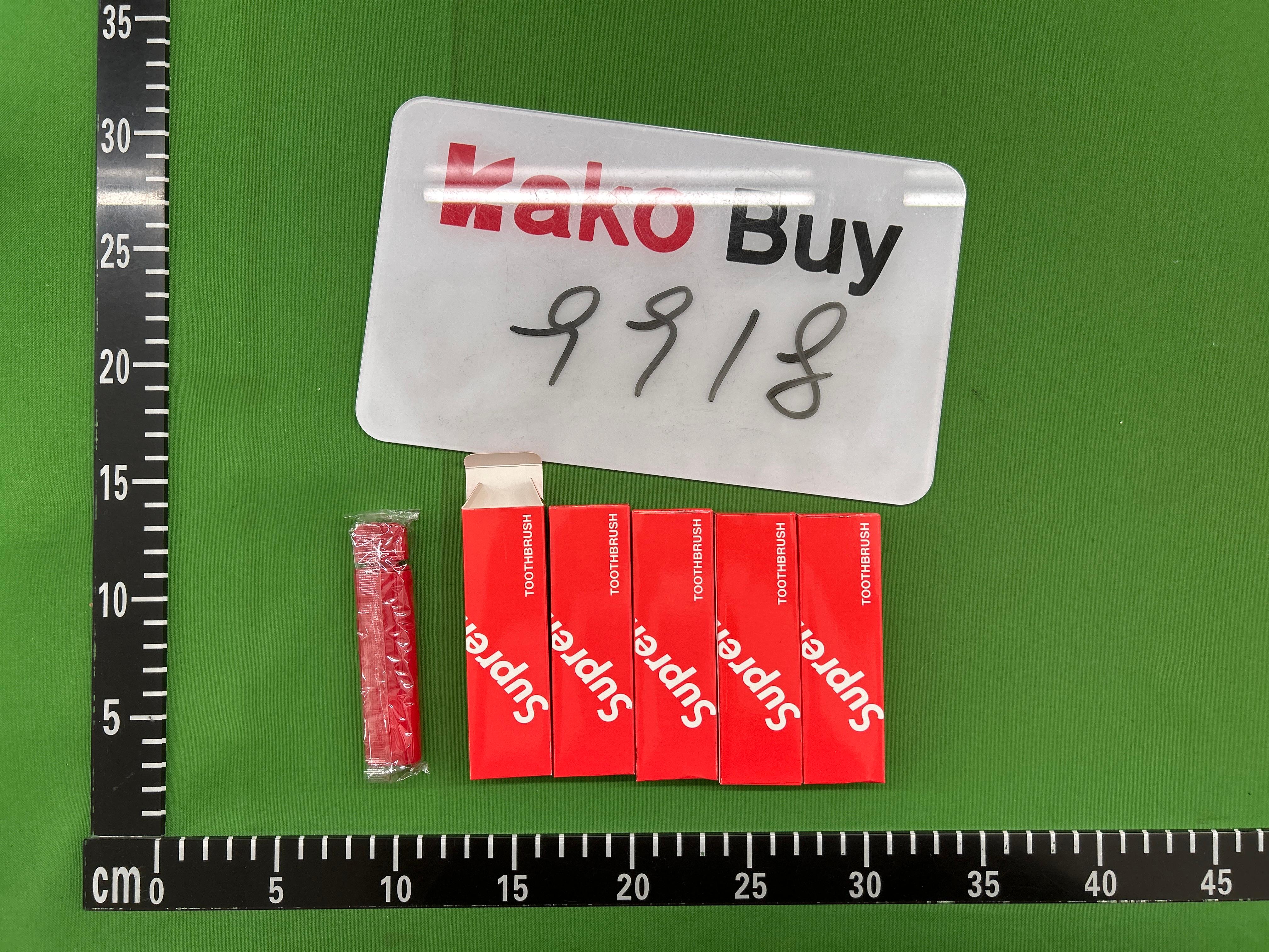 Foto QC 8 de Supreme Toothbrush Red