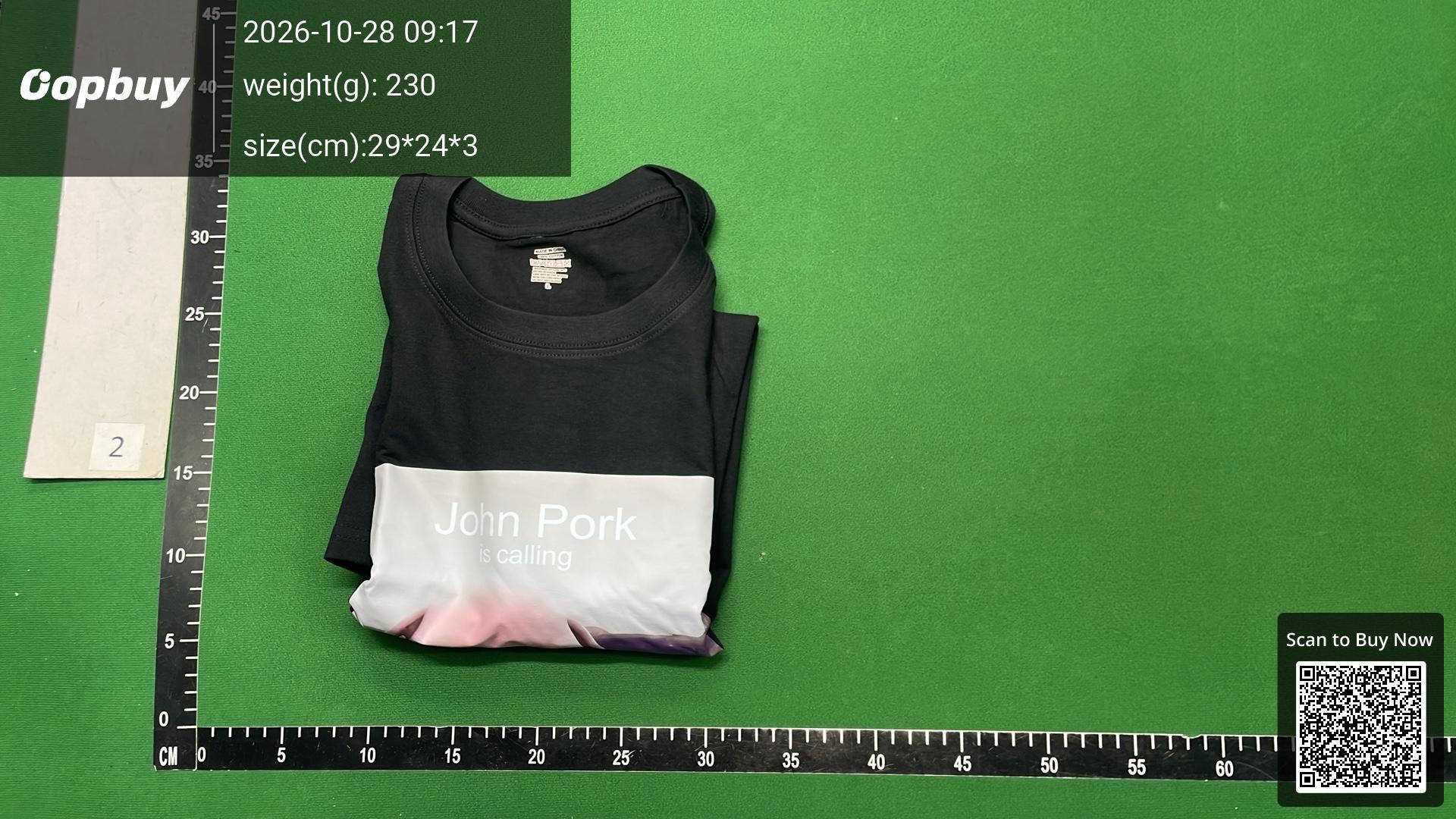 Foto QC 8 de Other John Pork T-shirt Calling Graphic Pink