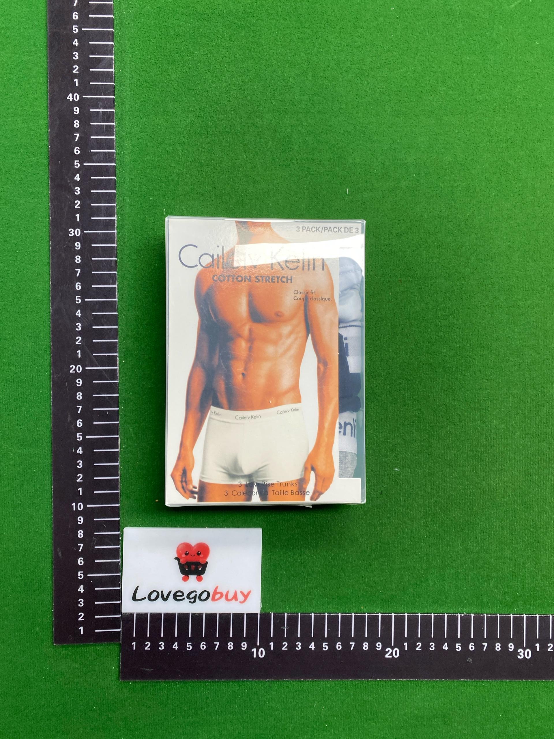 Foto QC 6 de Cailelv Kelin Underwear Cotton Stretch Low Rise Trunks Red