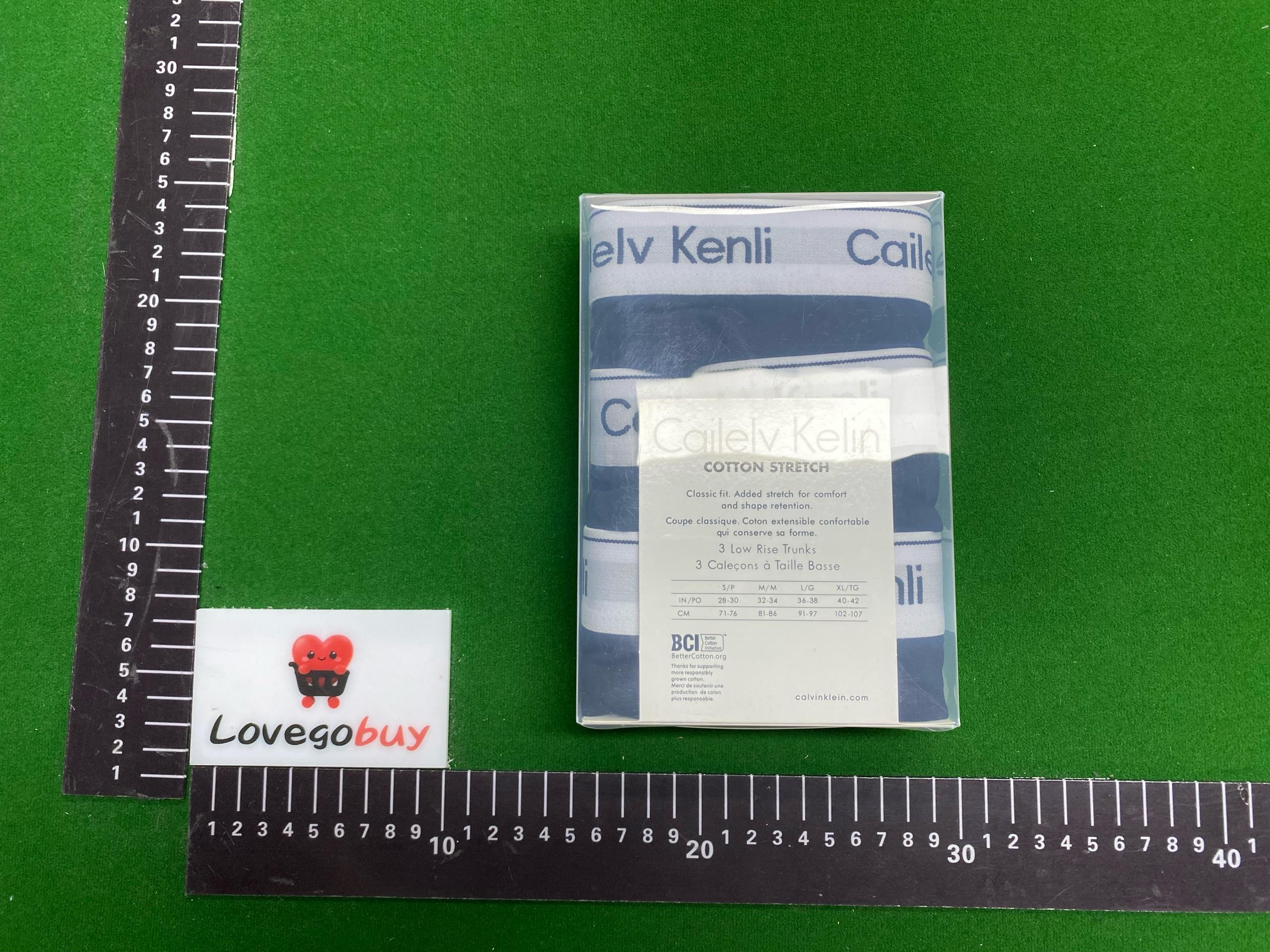 Foto QC 8 de Cailelv Kelin Underwear Cotton Stretch Low Rise Trunks Red